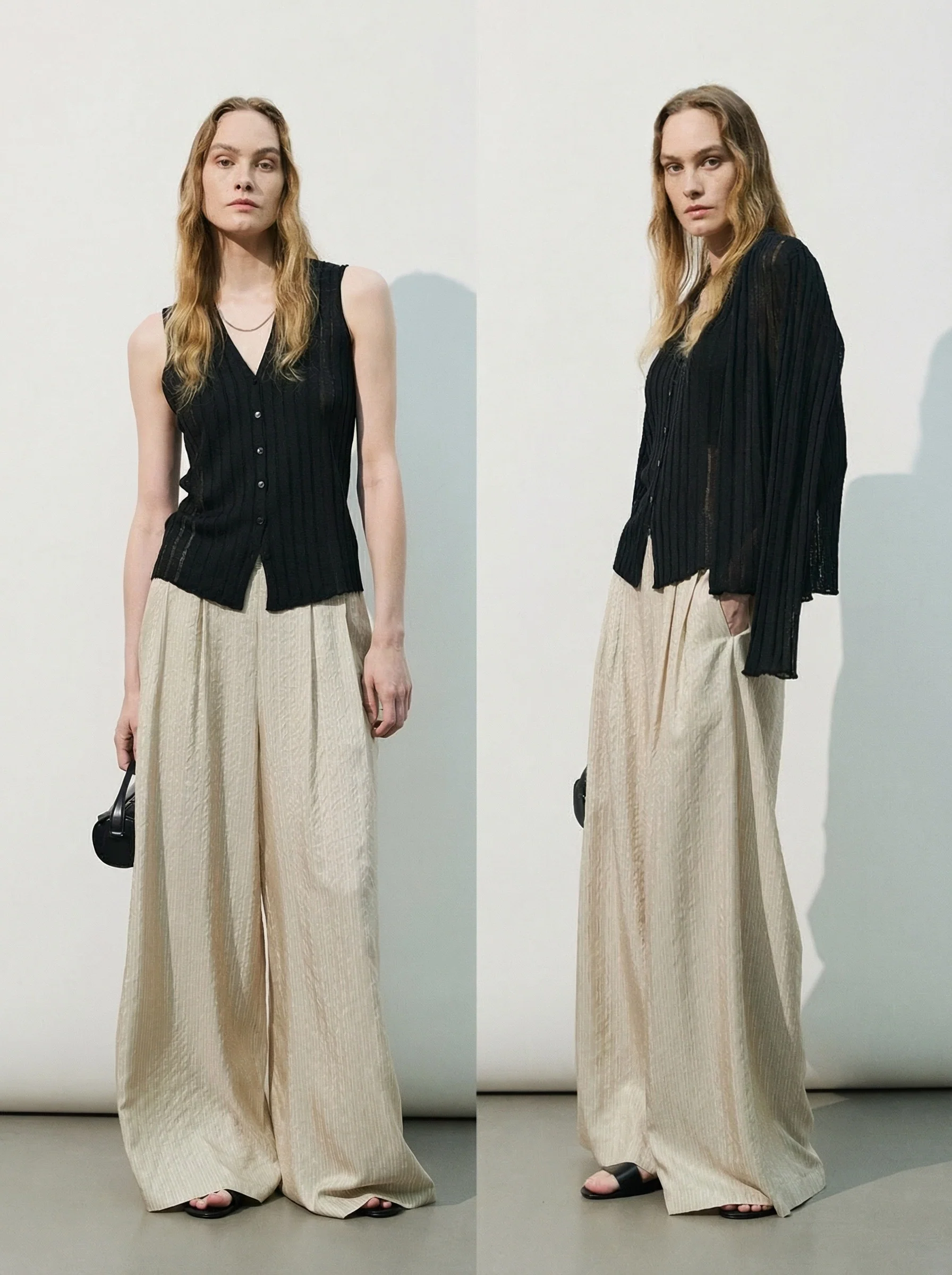 Silk & Cupro Wide-Leg Pants - Image 2