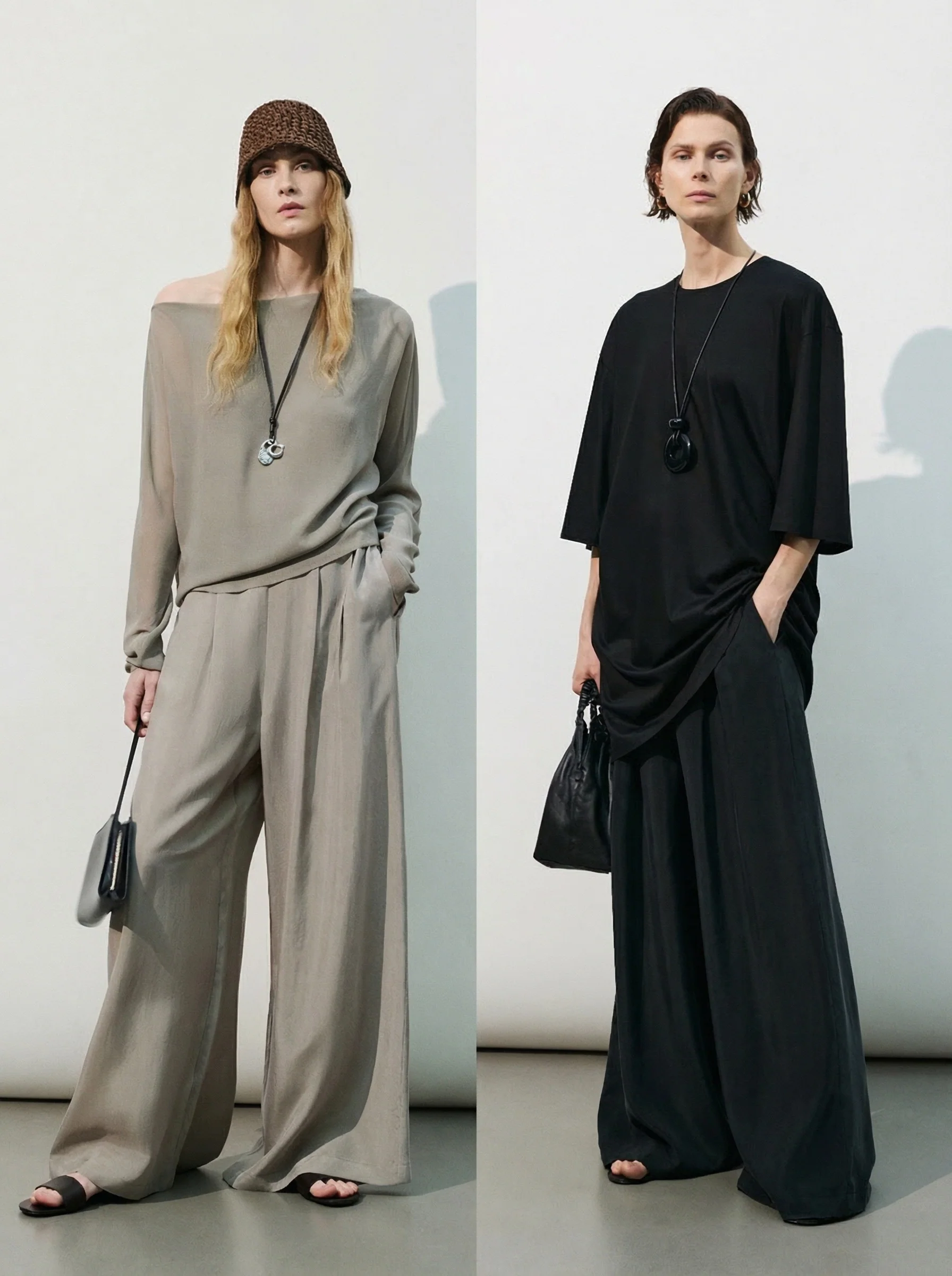 Silk & Cupro Wide-Leg Pants - Image 8