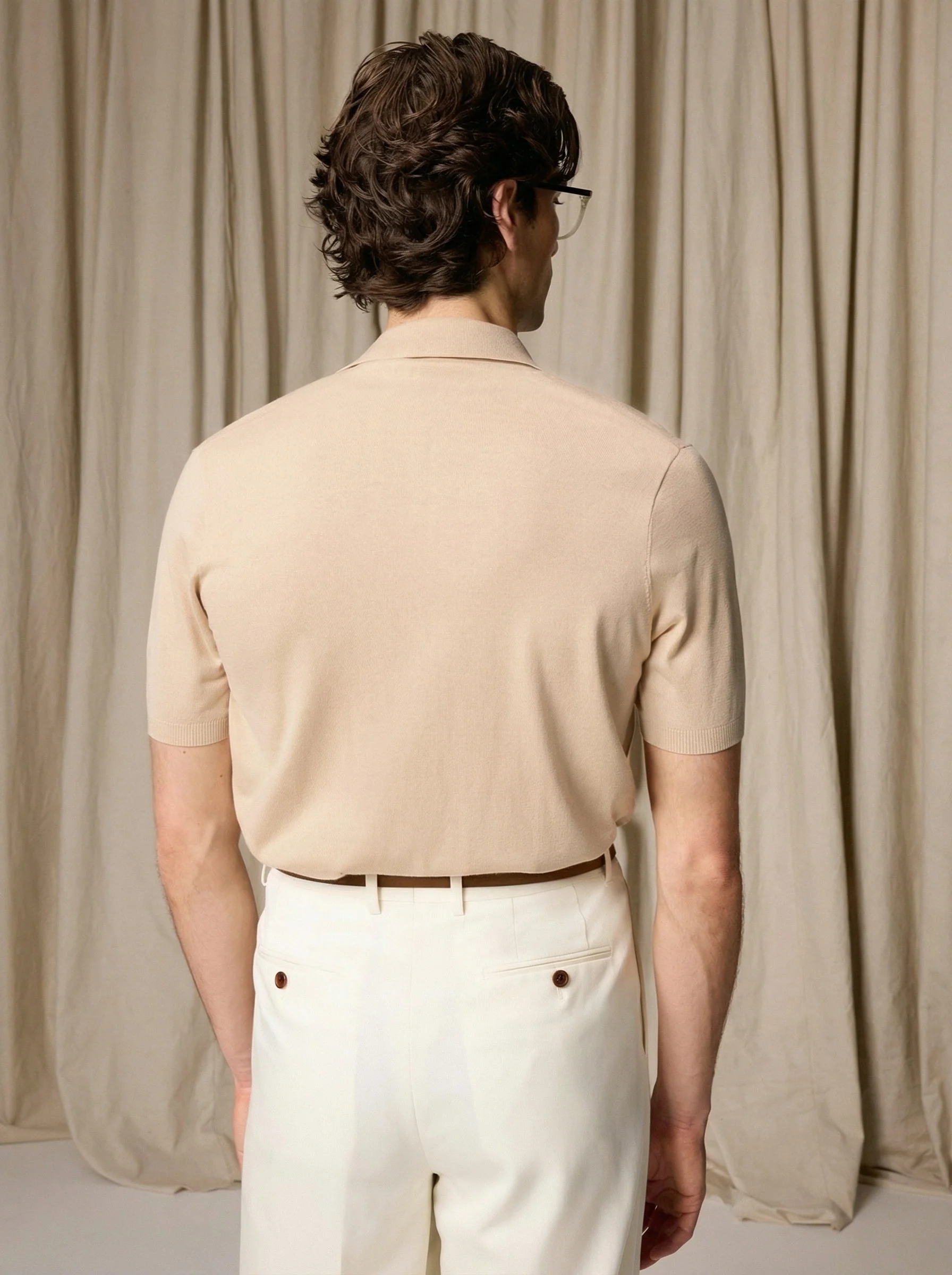 Silk Knit Polo - Image 3