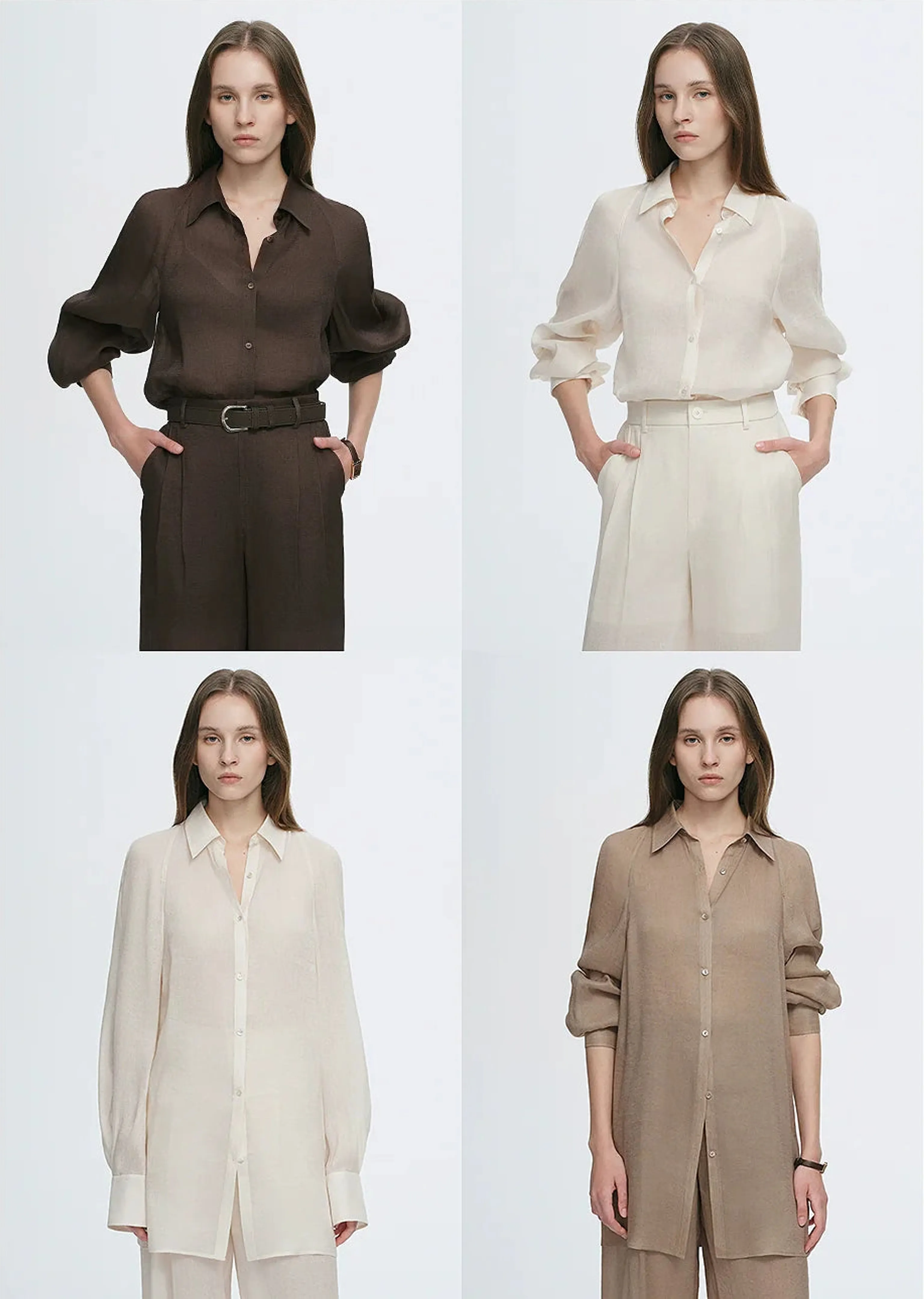 Silk-Linen Oversized Shirt - Image 2