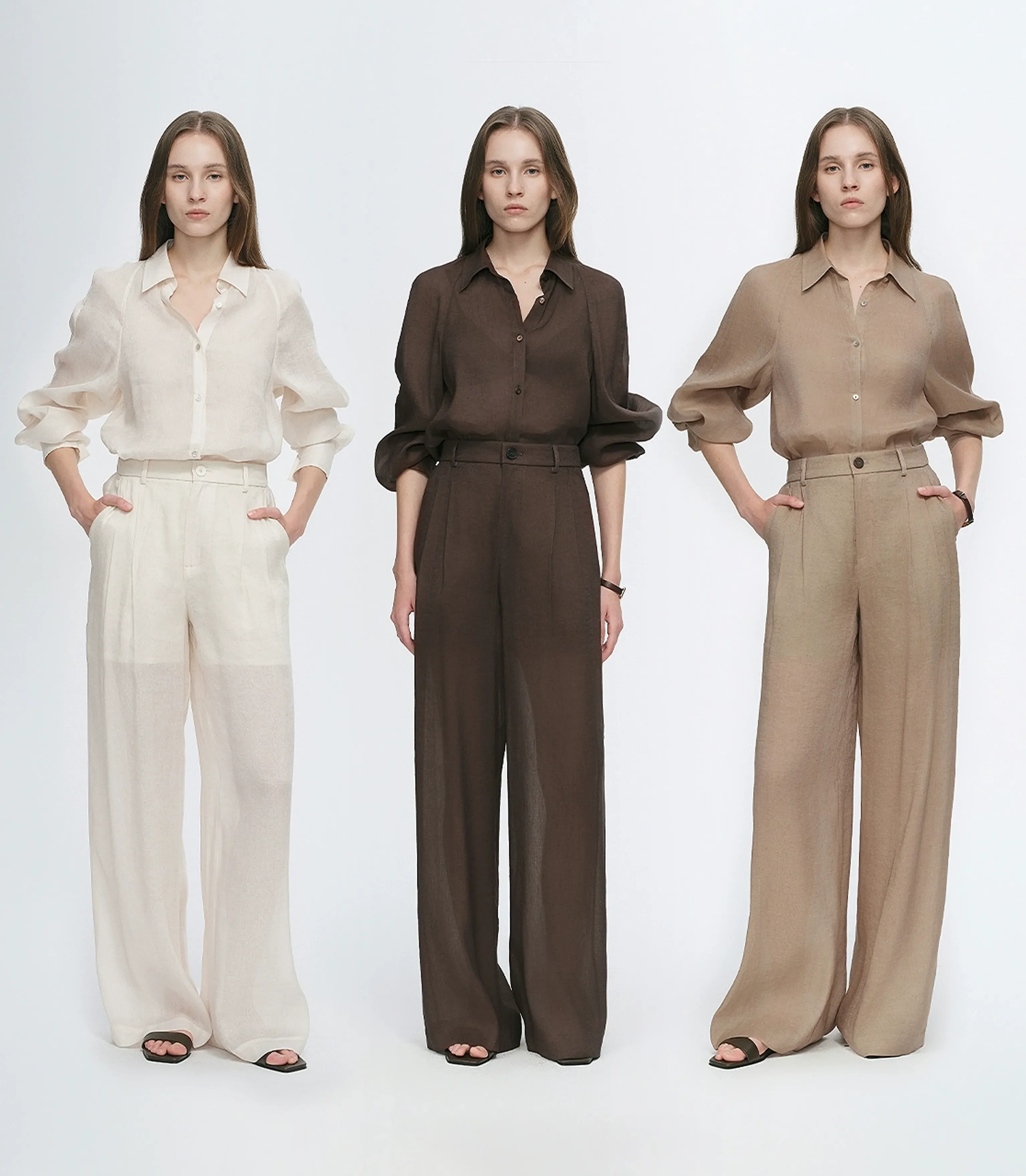 Silk-Linen Oversized Shirt - Image 4