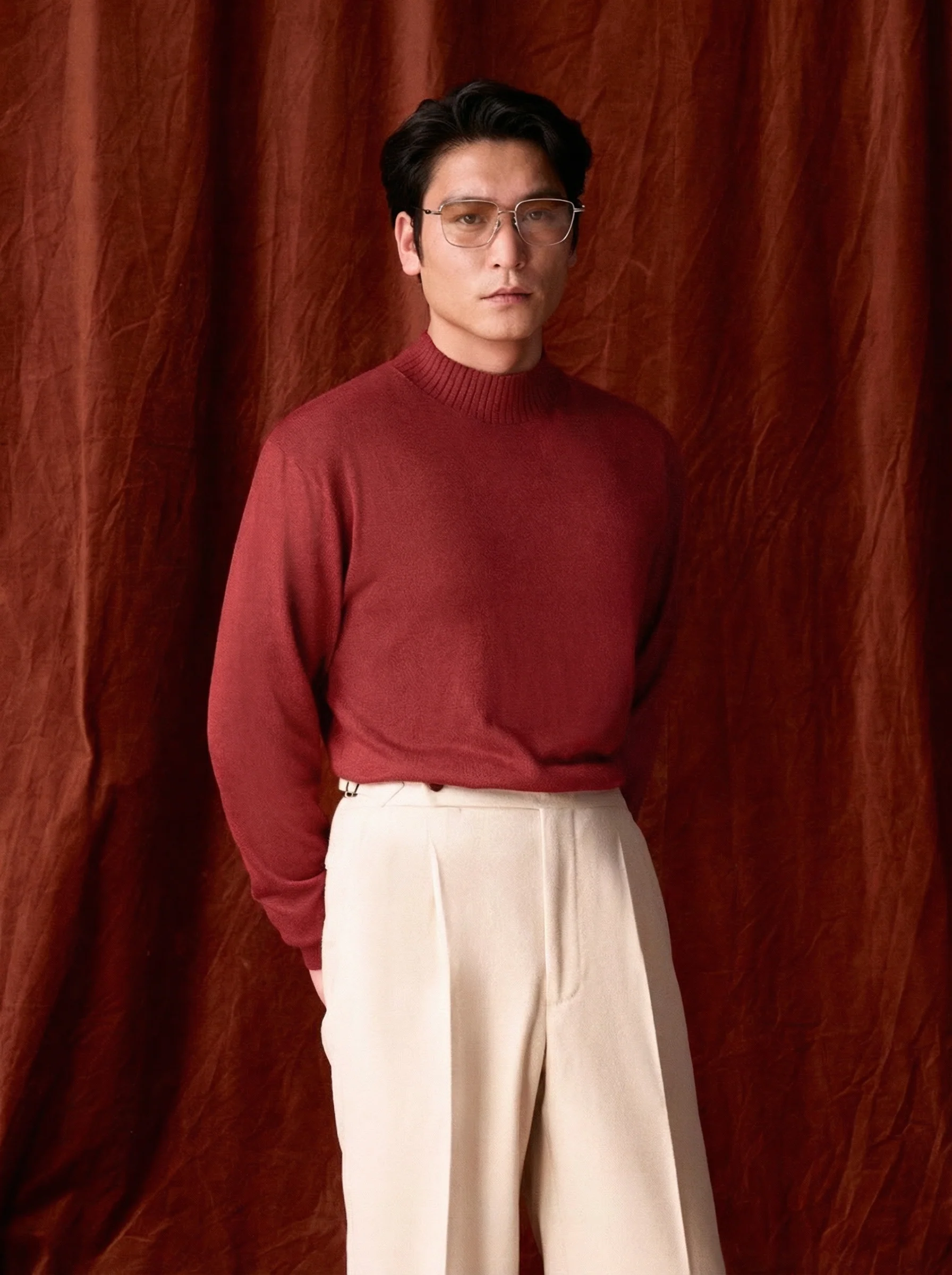 Silk Mockneck Sweater - Image 6