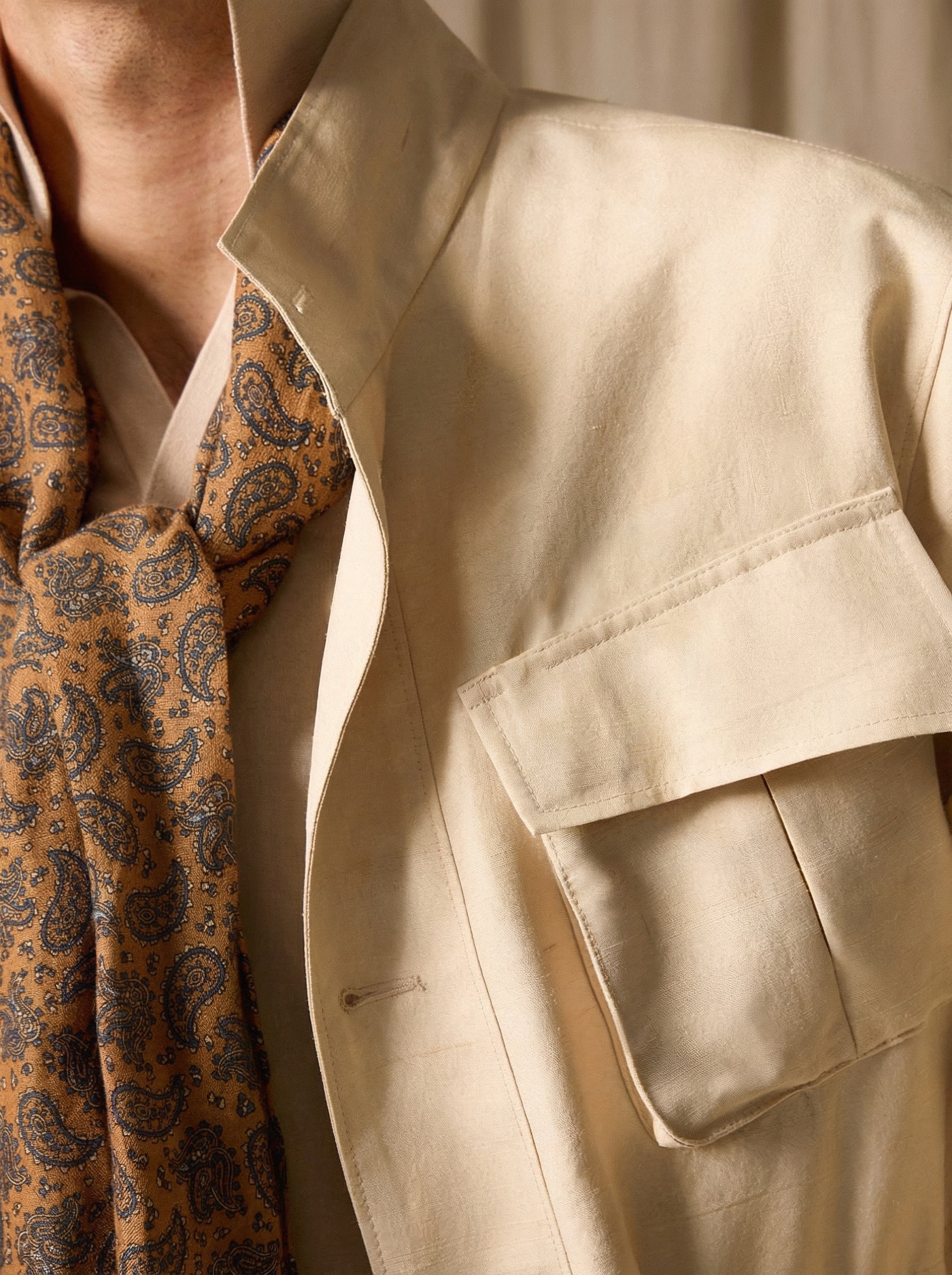 Silk Safari Pocket Jacket - Image 4