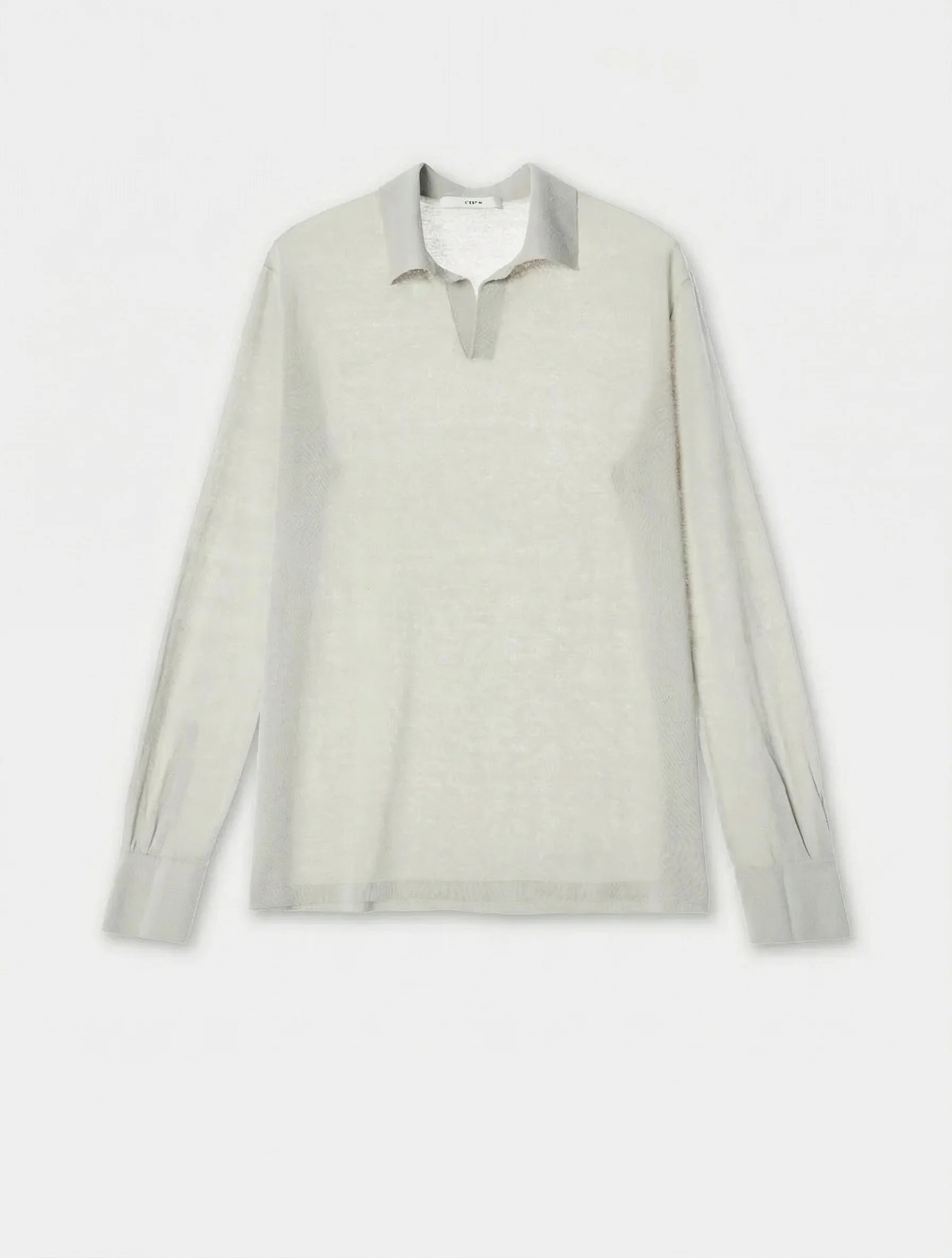 Silk Textured Polo Knit - Image 10