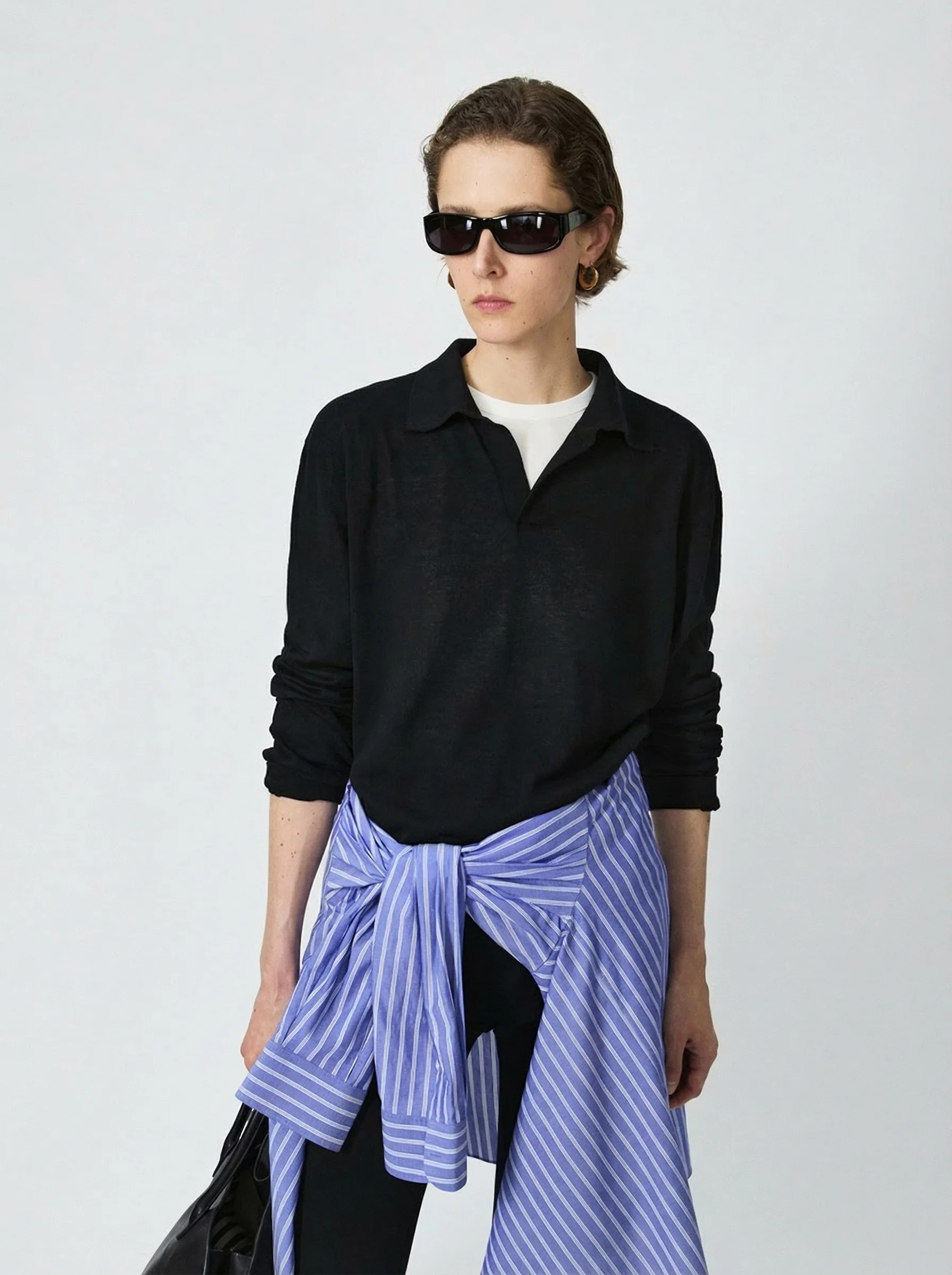 Silk Textured Polo Knit - Image 2