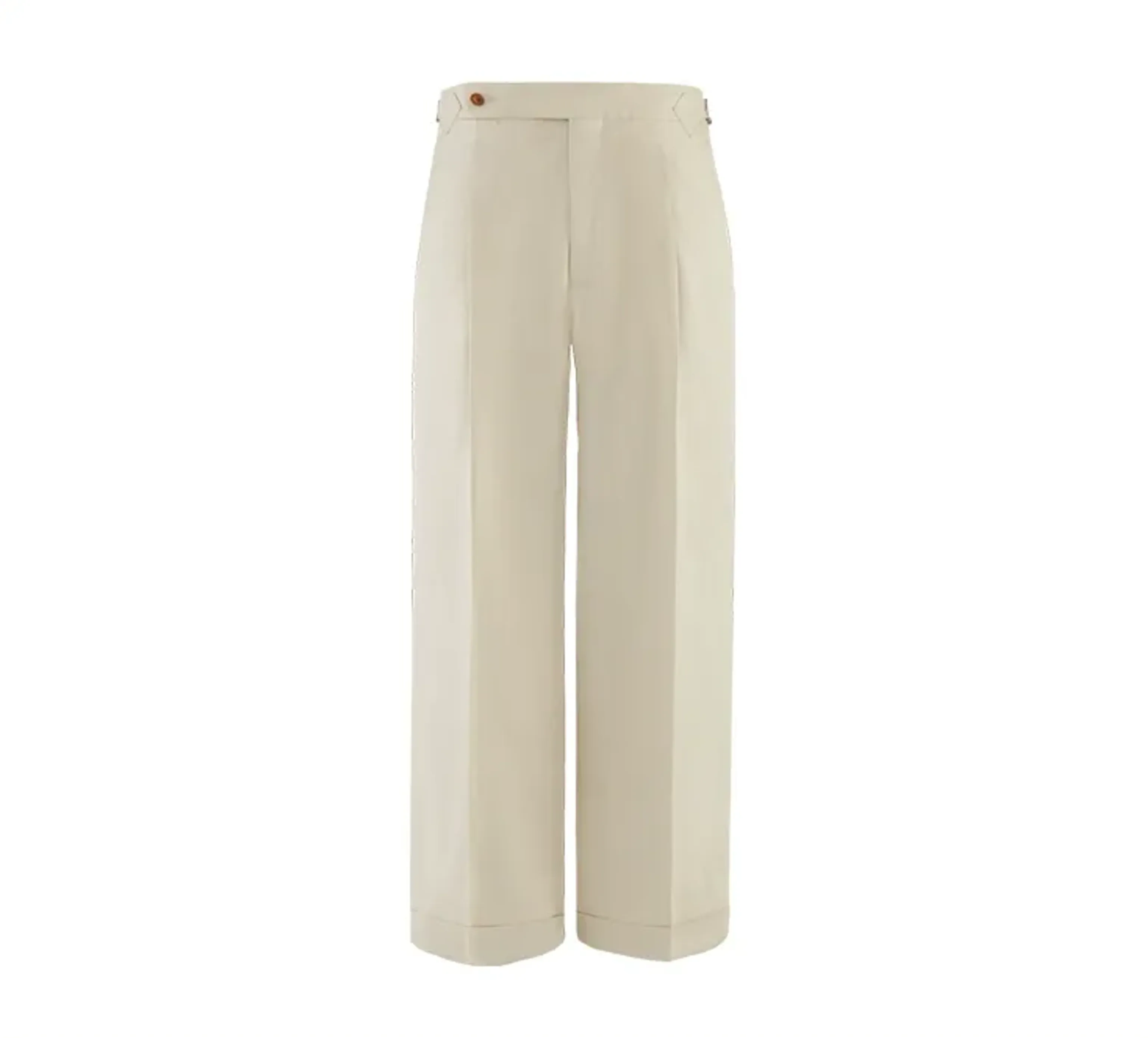 Silk-Wool High-Rise Single-Pleat Trousers - Image 7