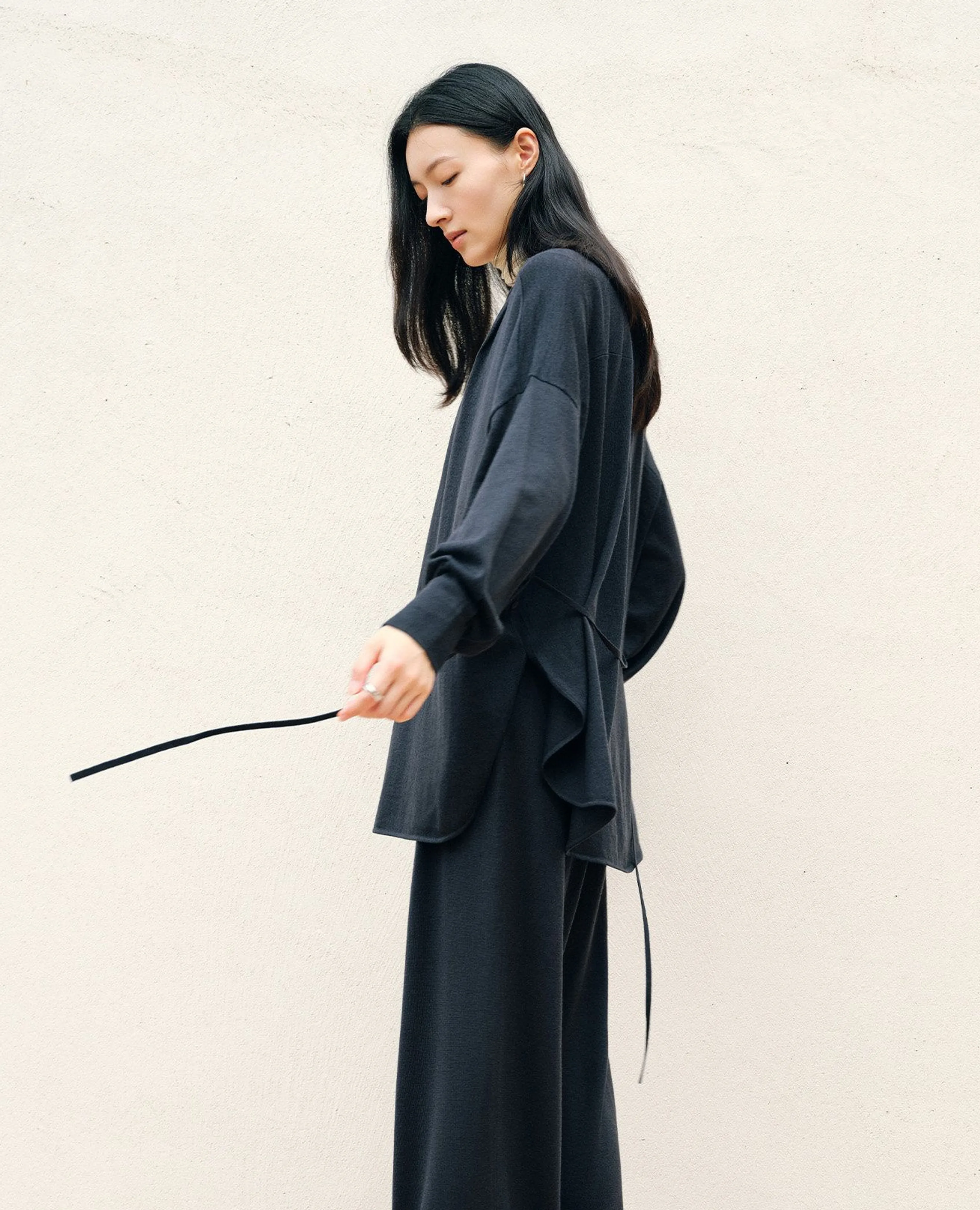 Silk Wool Knit Three-Piece Set - Image 3