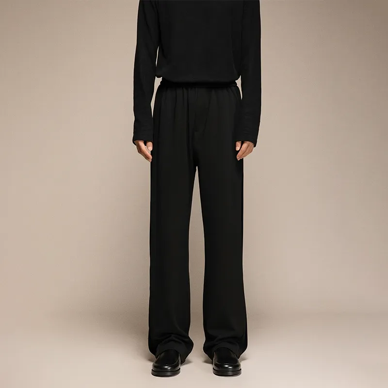 Silky Drawstring Trousers - Image 6