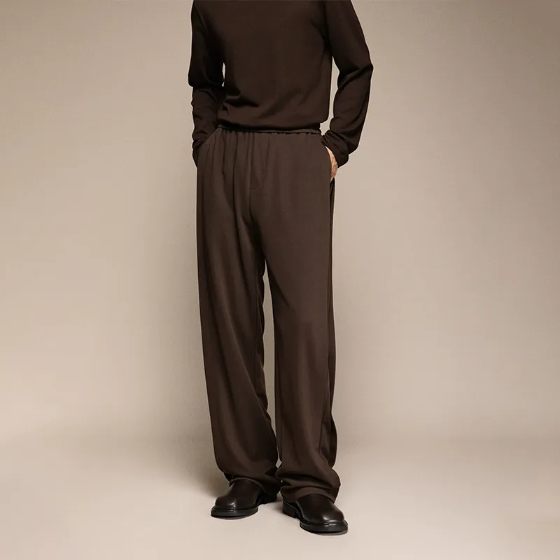 Silky Drawstring Trousers - Image 7