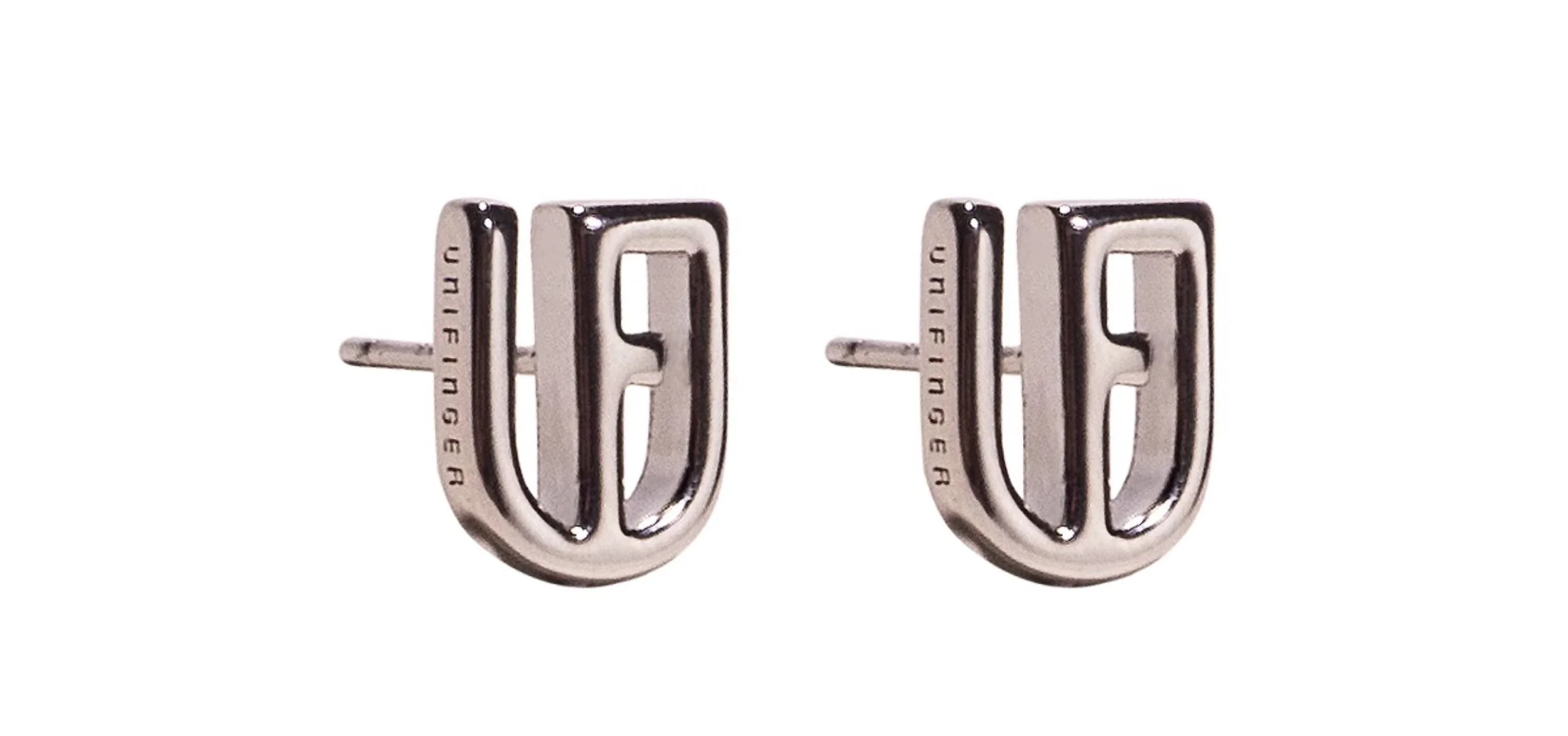 Silver Shield Earrings