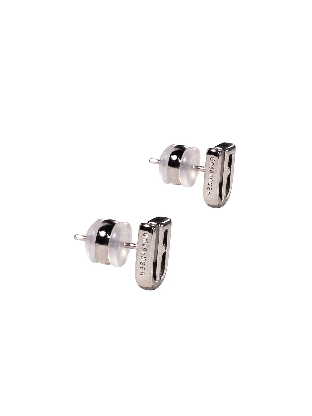 Silver Shield Earrings - Image 6