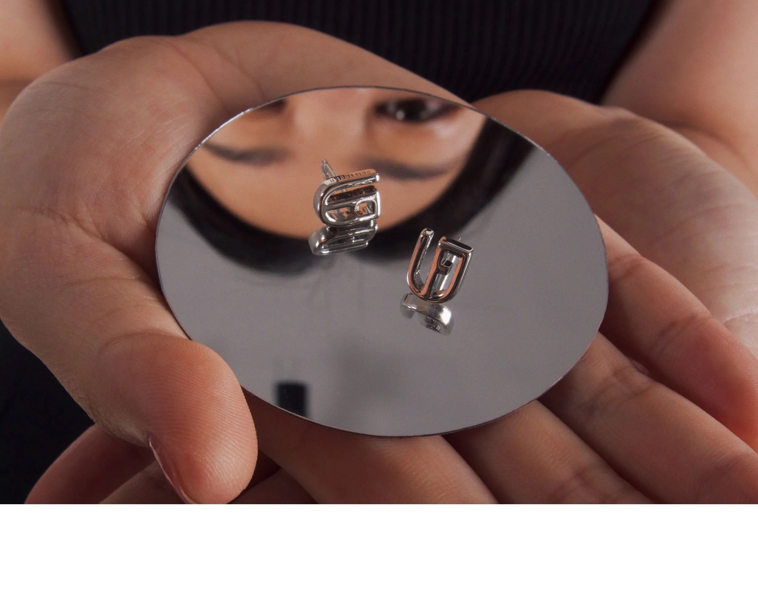 Silver Shield Earrings - Image 7
