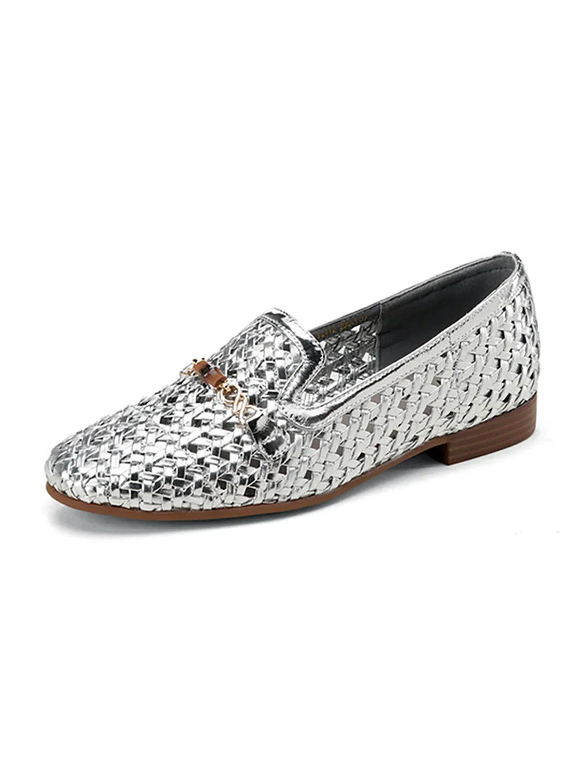 Silver Woven Loafer - Image 2