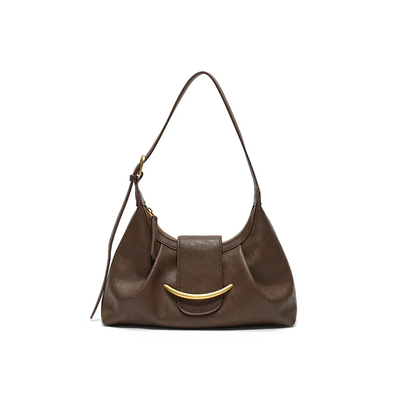 Simple Crescent Hobo Bag - Image 5