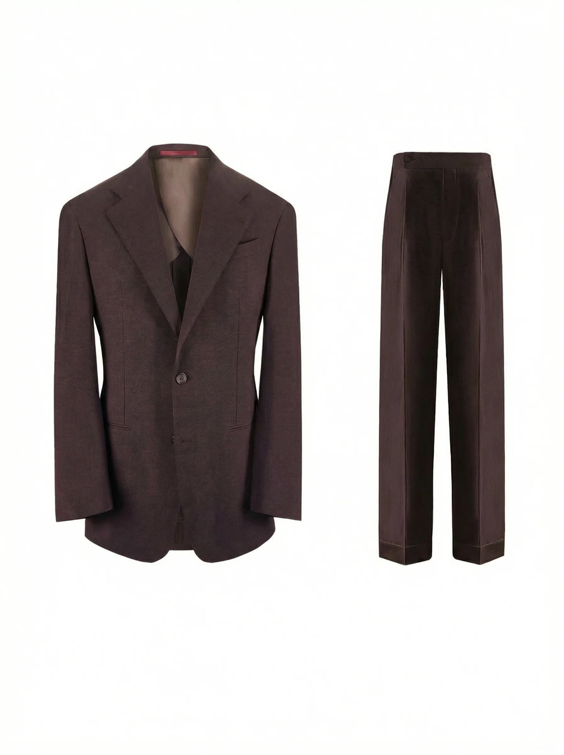 Single-Breasted Wool Suit - Image 4