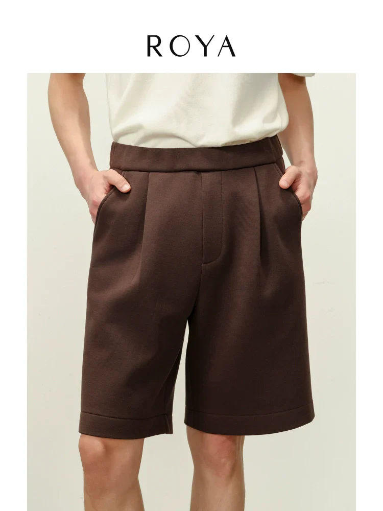 Single-Pleat Air Layer Bermuda Shorts - Image 2