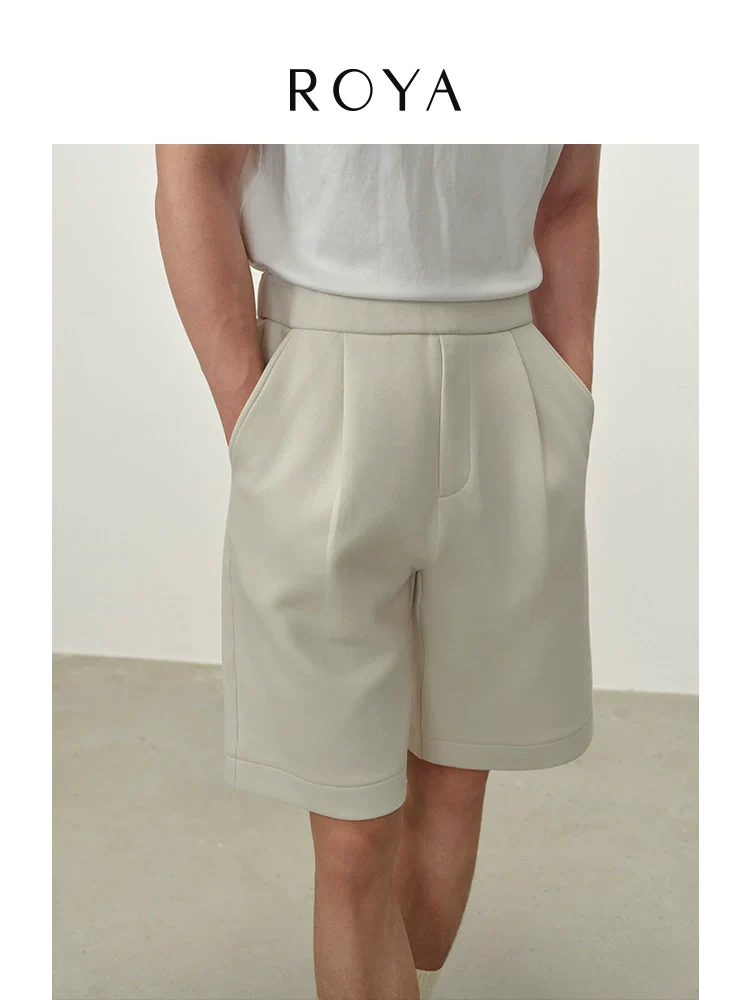 Single-Pleat Air Layer Bermuda Shorts - Image 3