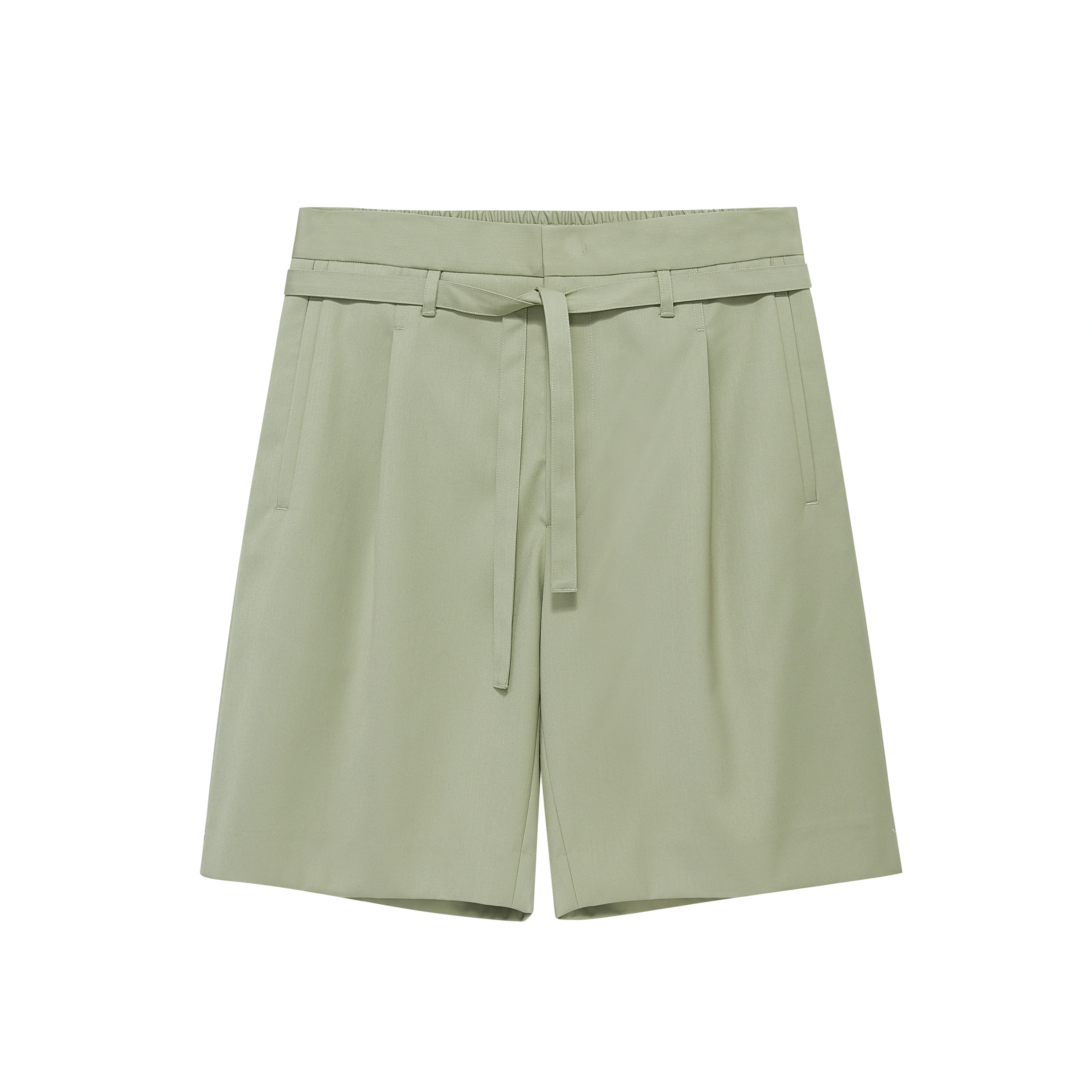 Single-Pleat Drawstring Shorts - Image 5