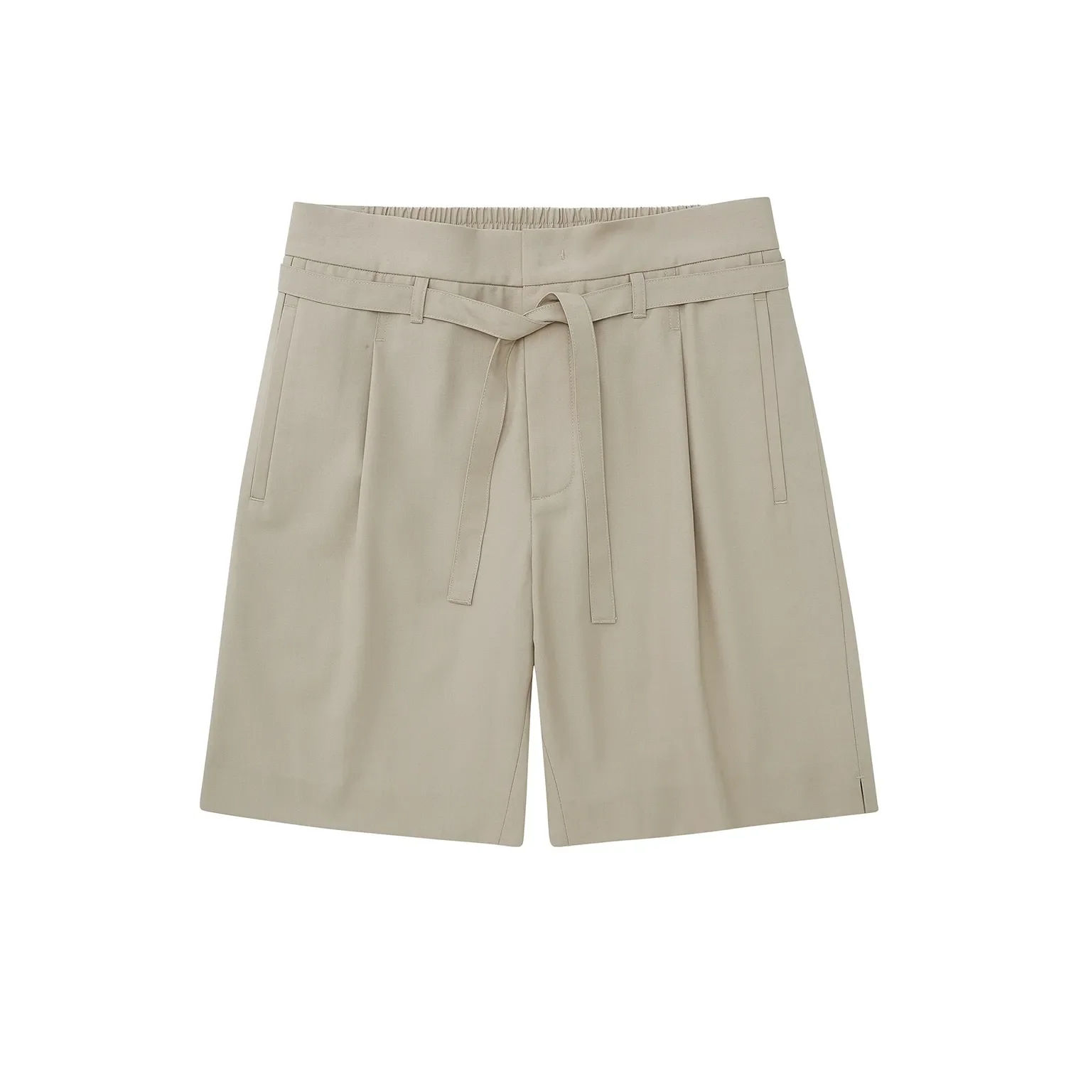Single-Pleat Drawstring Shorts - Image 7