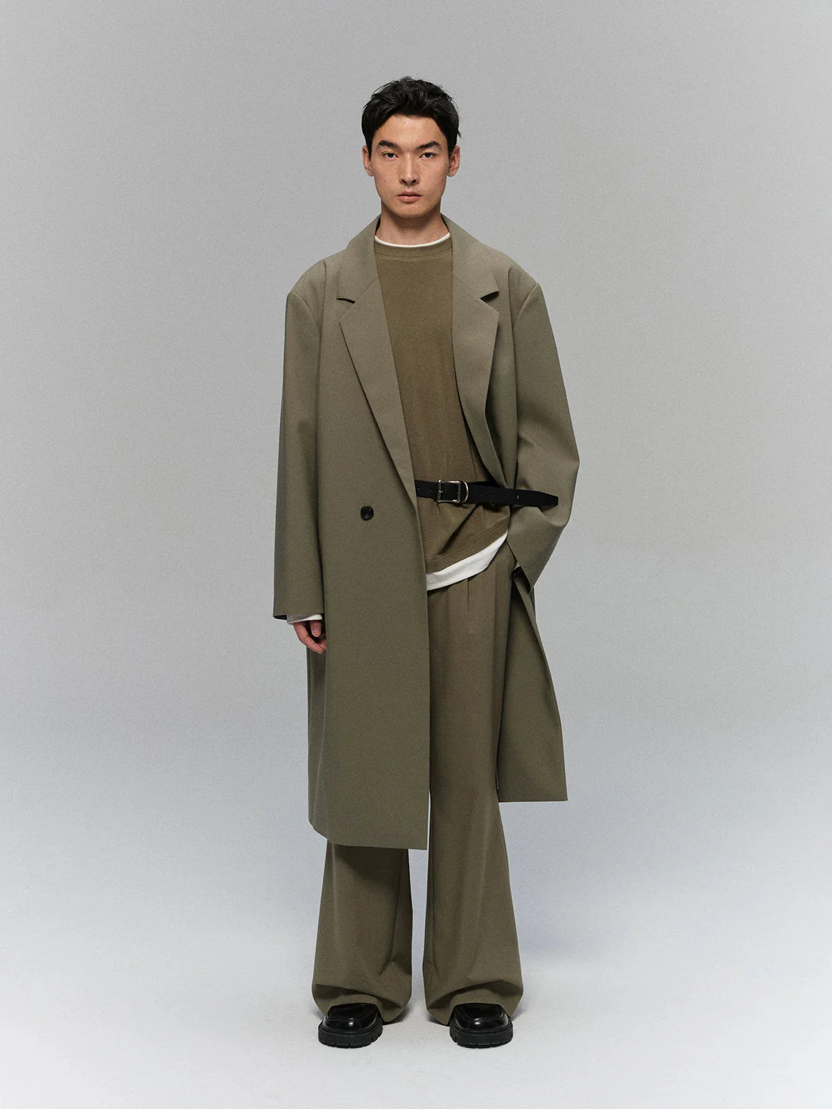 Single-Pleat Mid-Rise Merino Wool Trousers - Image 2