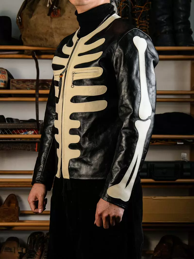 Skeleton Tea-Core Horsehide Jacket - Image 2
