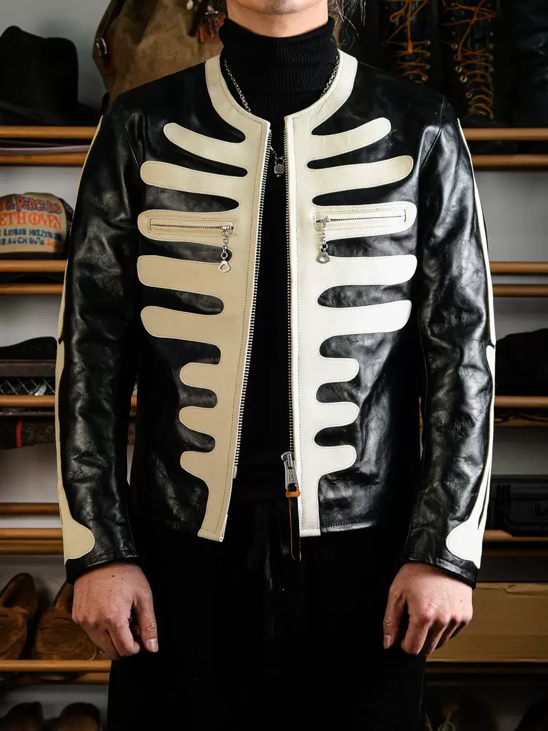 Skeleton Tea-Core Horsehide Jacket - Image 3