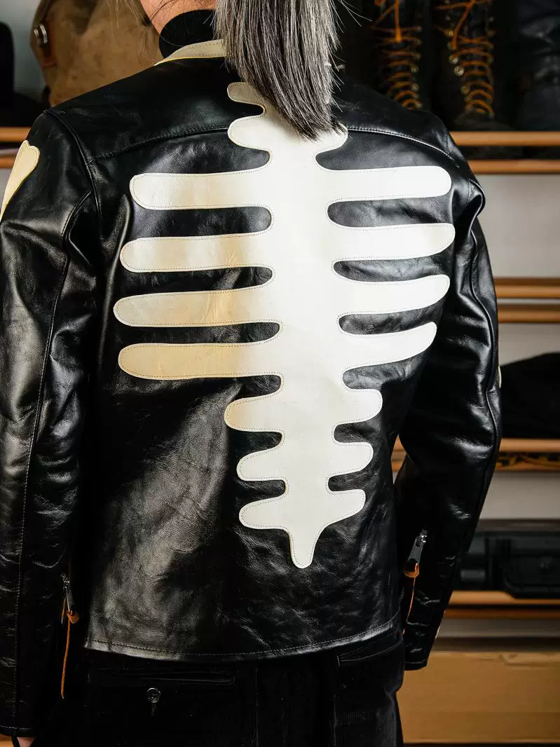 Skeleton Tea-Core Horsehide Jacket - Image 5