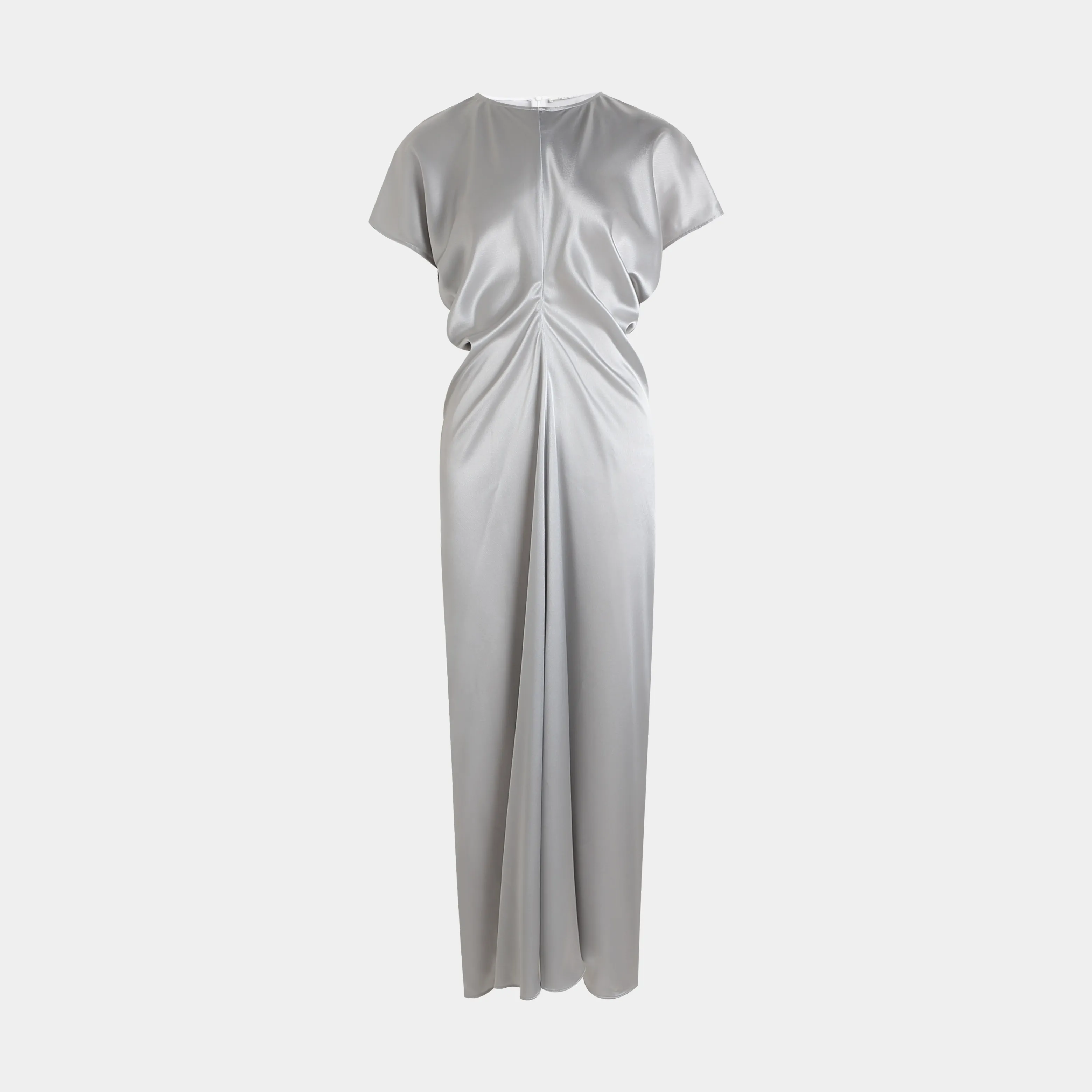 Sleek Satin Slim Dress - Image 7