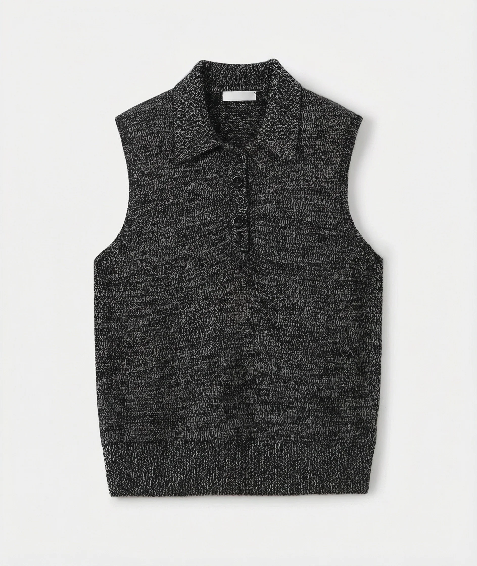 Sleeveless Knit Polo - Image 6