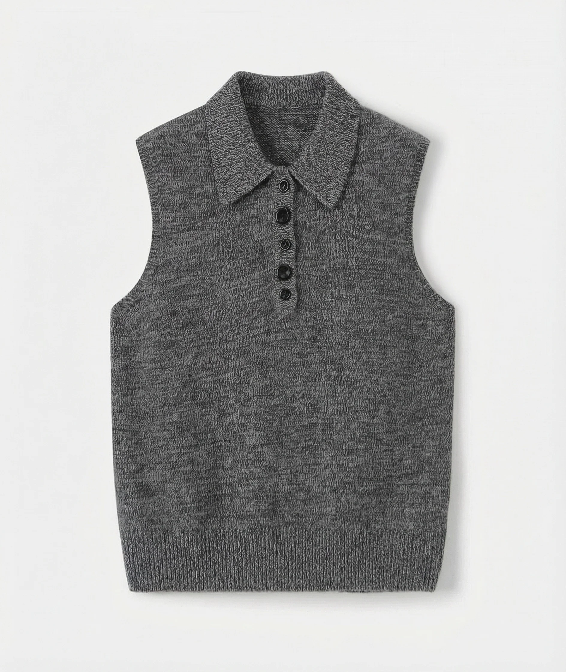 Sleeveless Knit Polo - Image 7