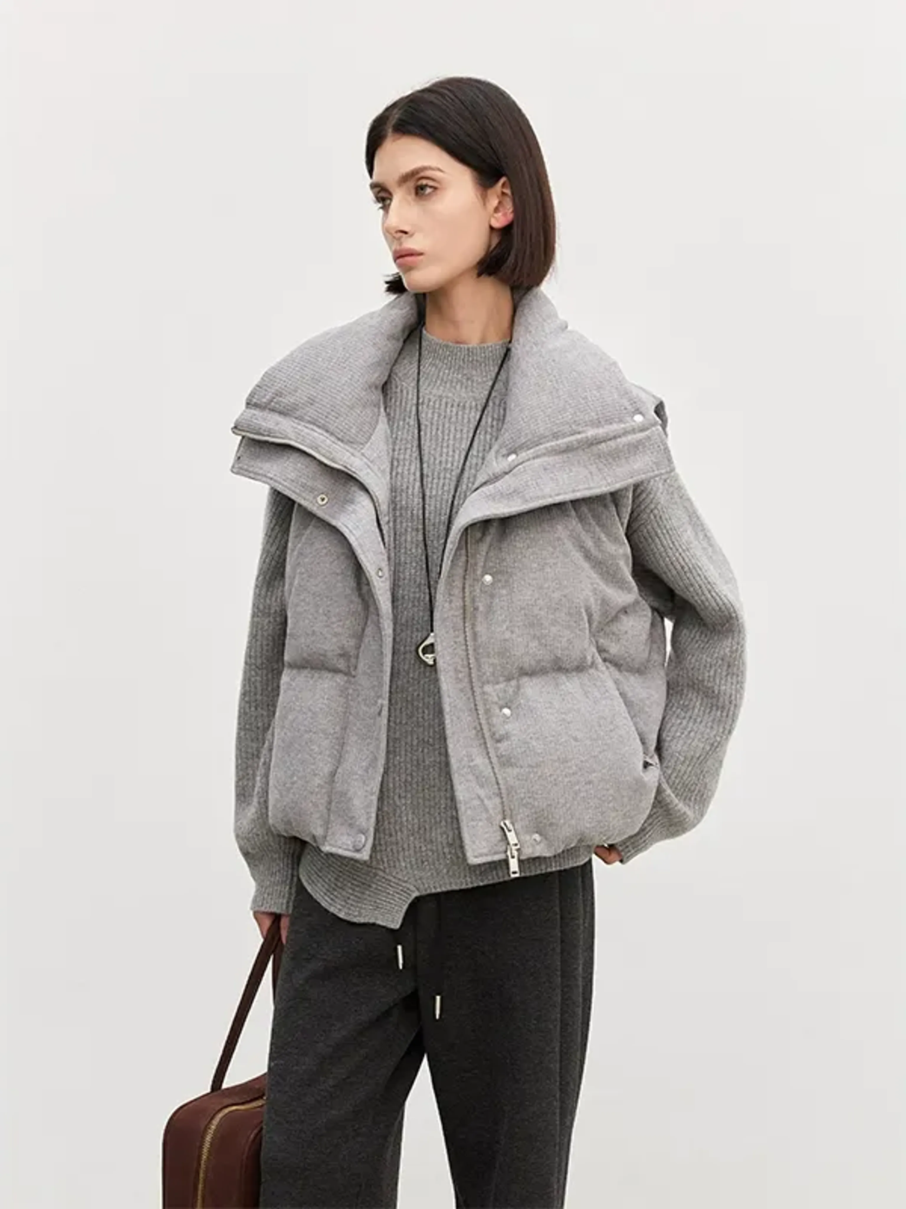 Sleeveless Padded Vest - Image 5