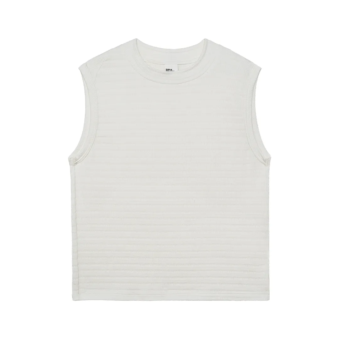 Sleeveless Textured Top - Image 6