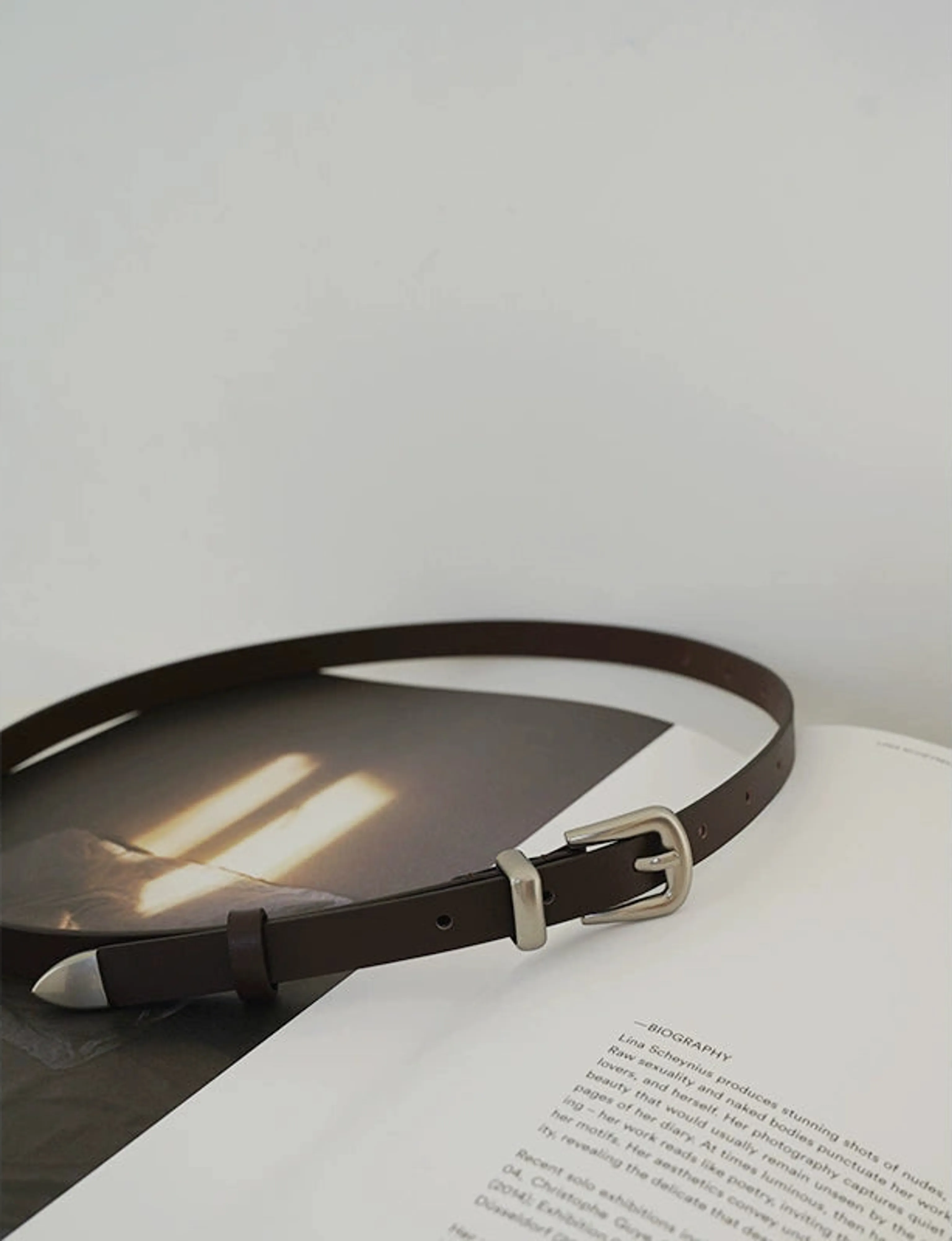 Slim Cowhide Belt - Image 6