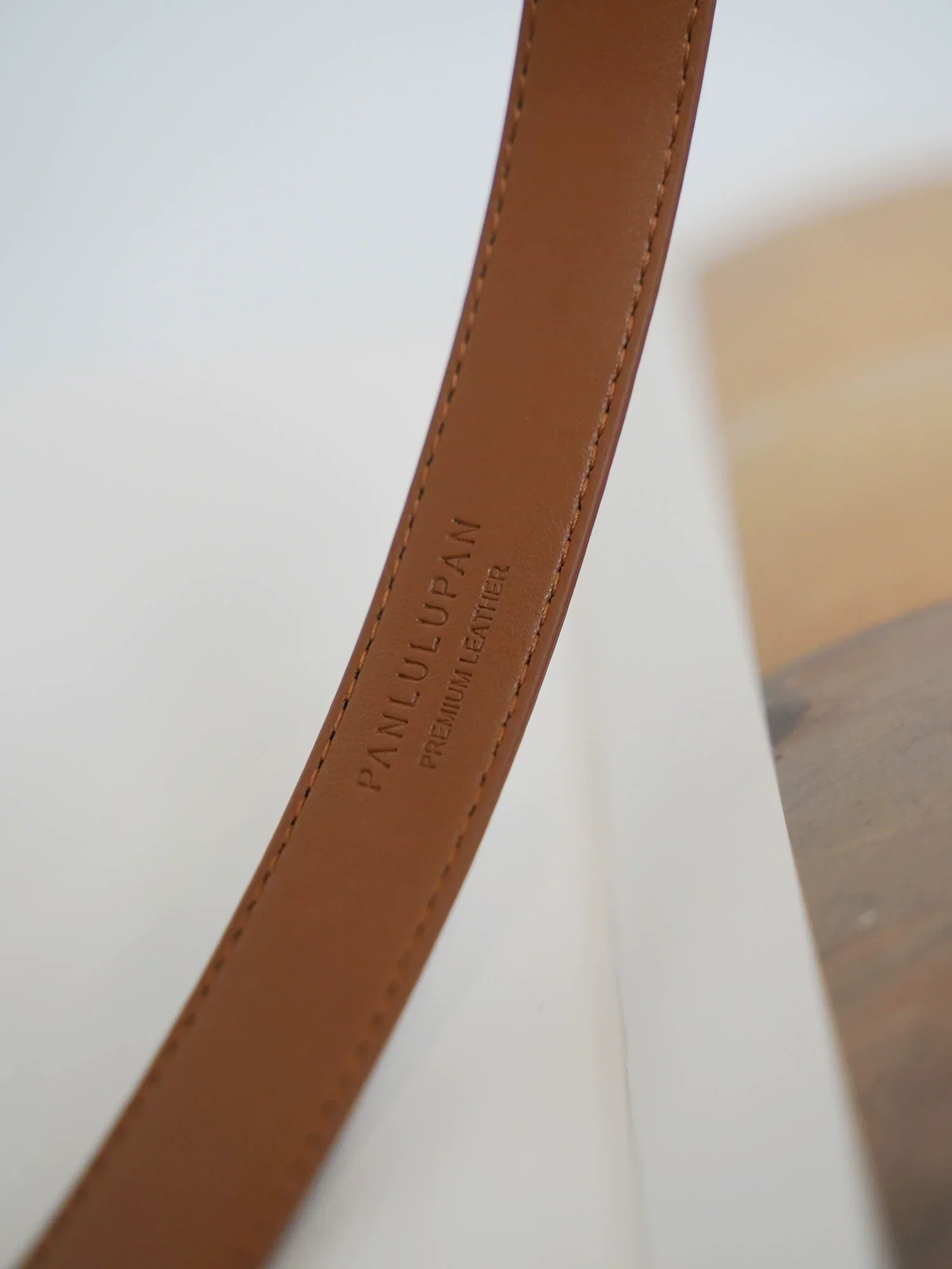 Slim Cowhide Leather Belt - Image 5