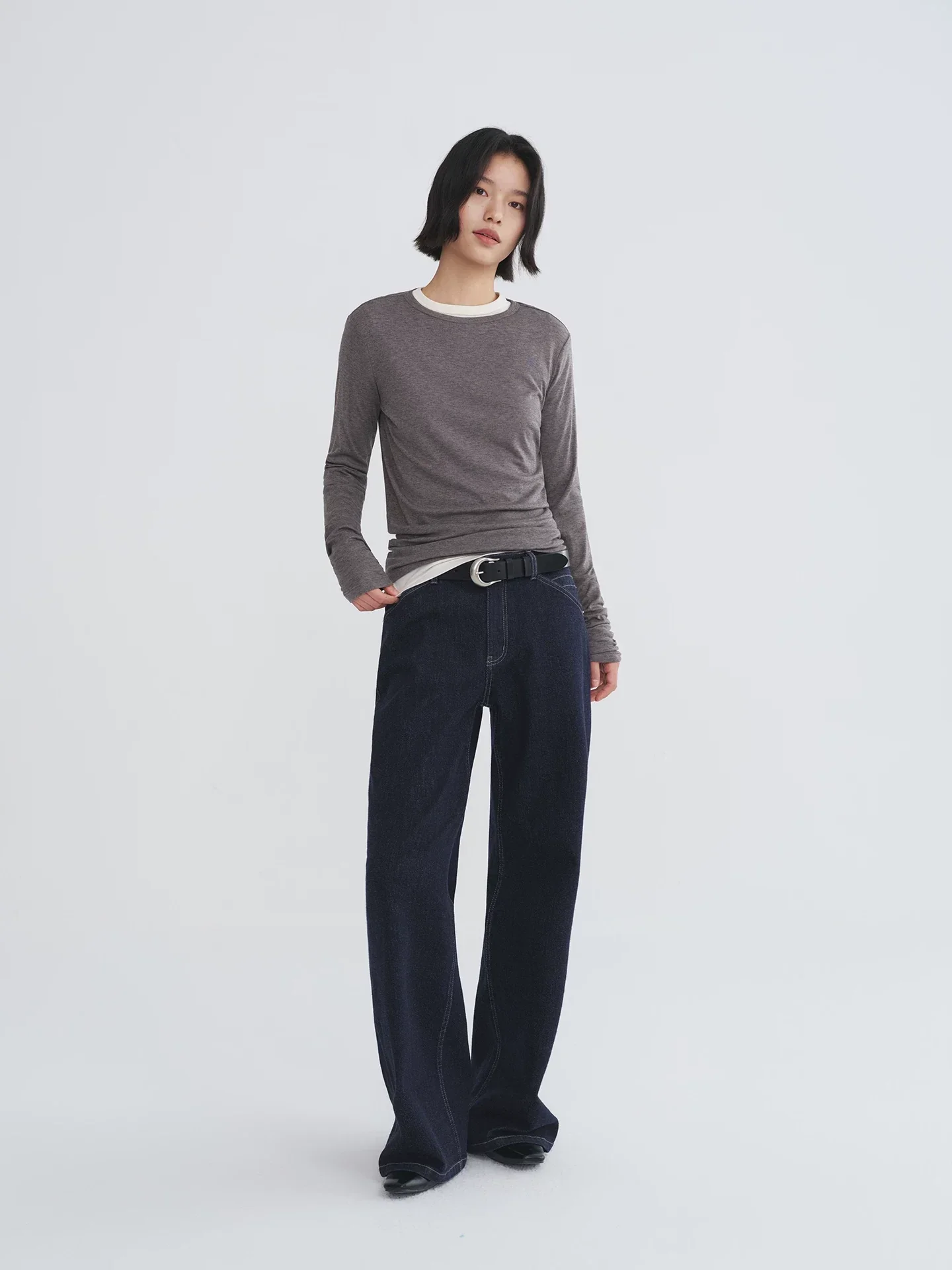 Slim Crewneck Top - Image 3