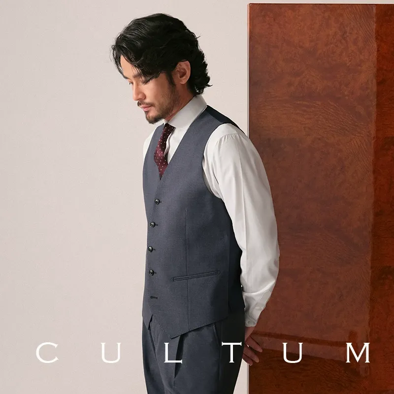 Slim-Fit Suit Vest - Image 9