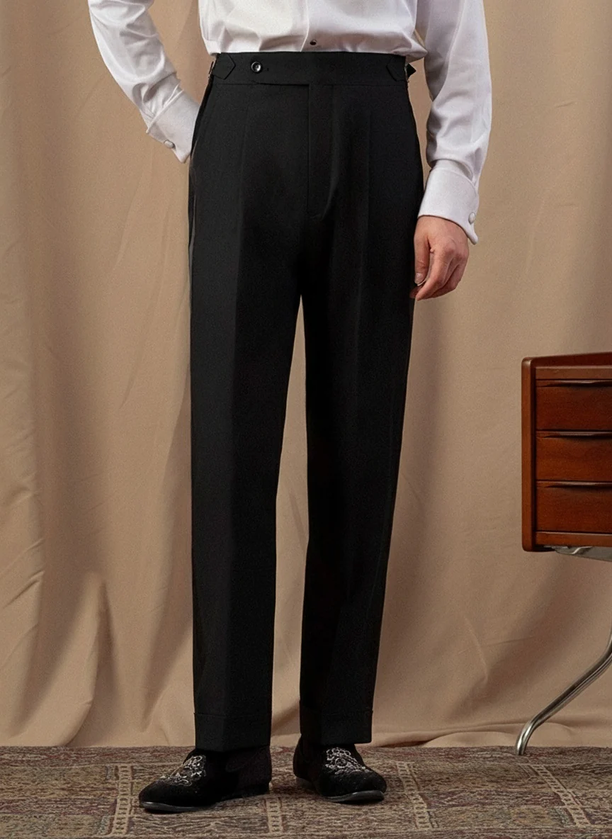 Slim-fit Tuxedo Trousers - Image 2