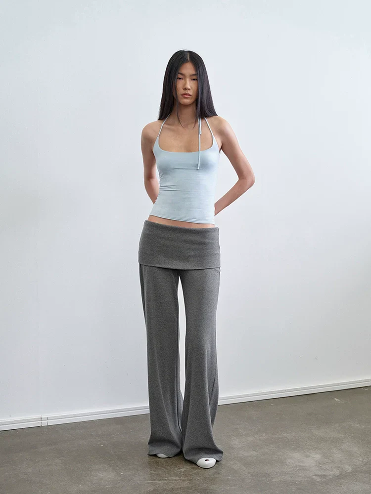 Slim Halter Neck Vest