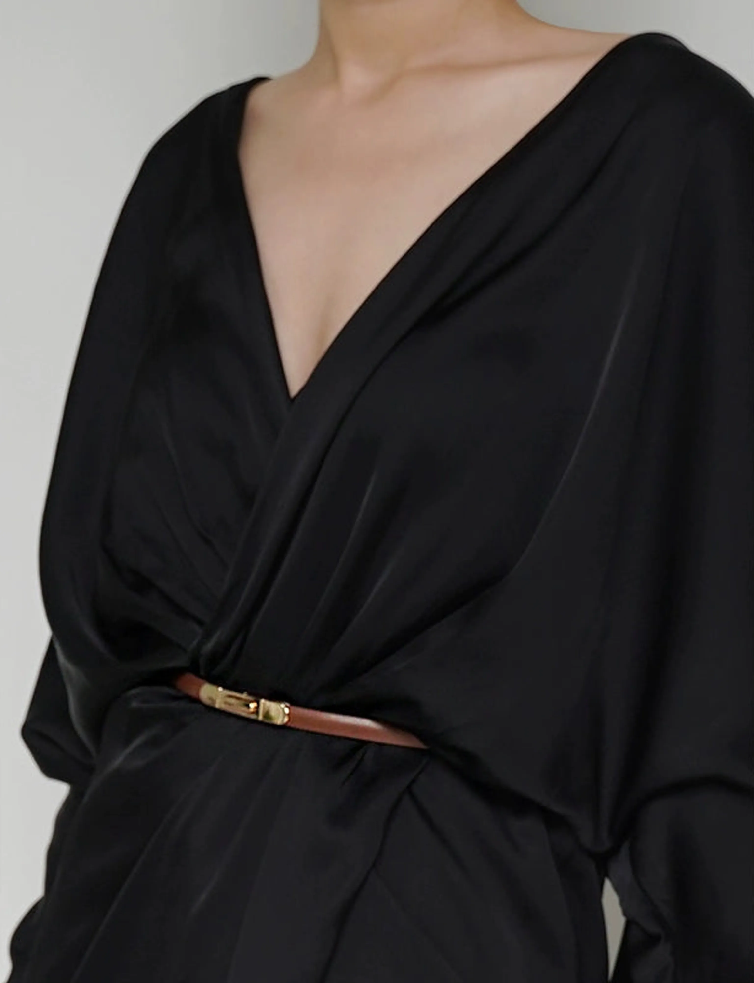 Slim Leather Waist Belt - Image 8