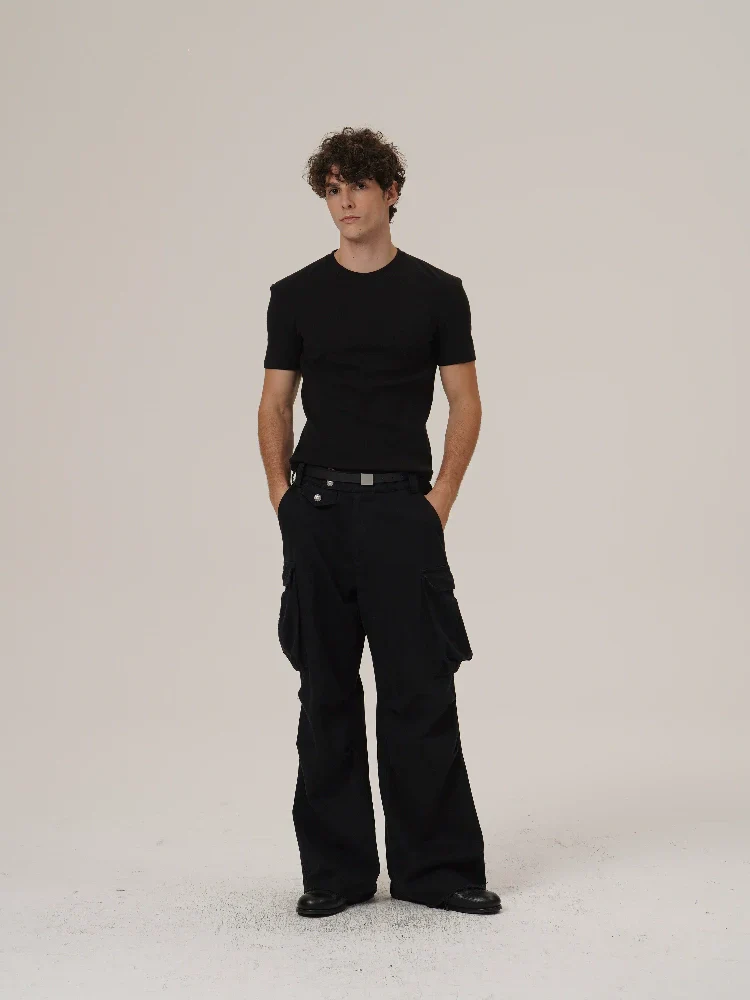 Slim Ribbed Crewneck T-Shirt - Image 3