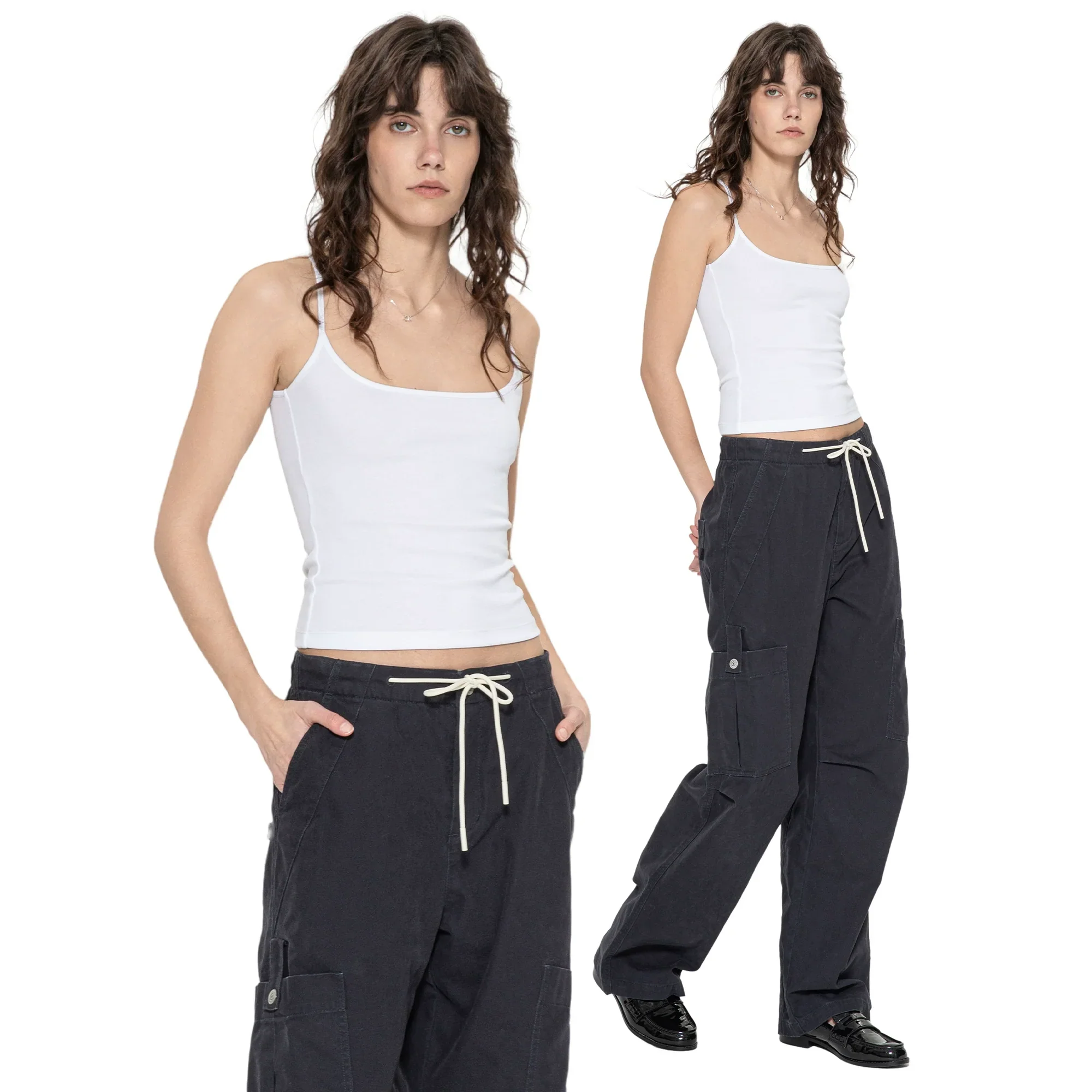 Slim Spaghetti-Strap Camisole - Image 2