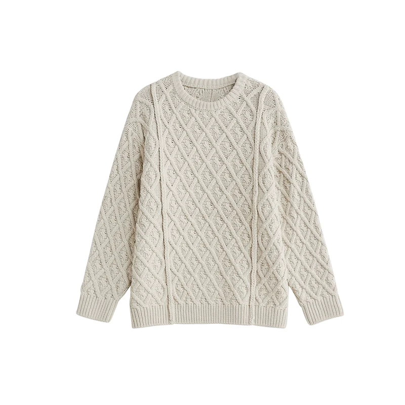 Slim Straight Cable Knit Sweater - Image 5