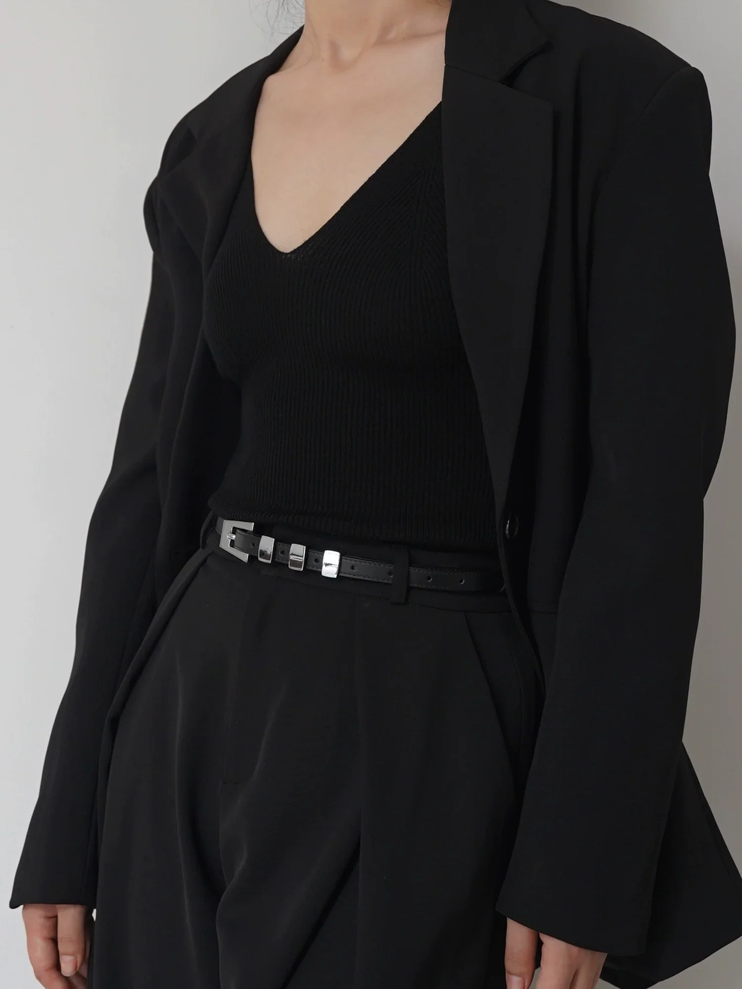 Slim Top-Grain Leather Belt - Image 5