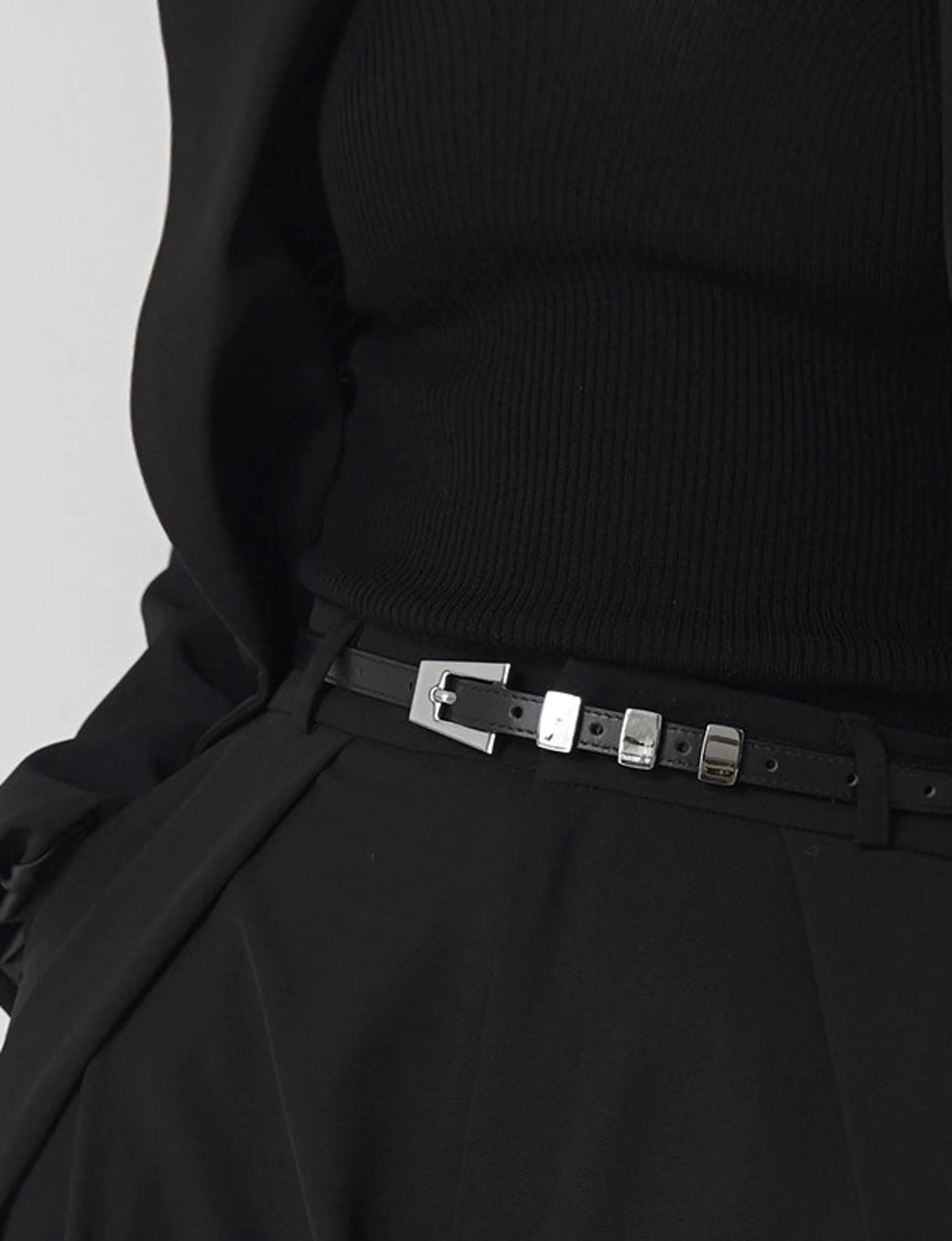 Slim Top-Grain Leather Belt - Image 7