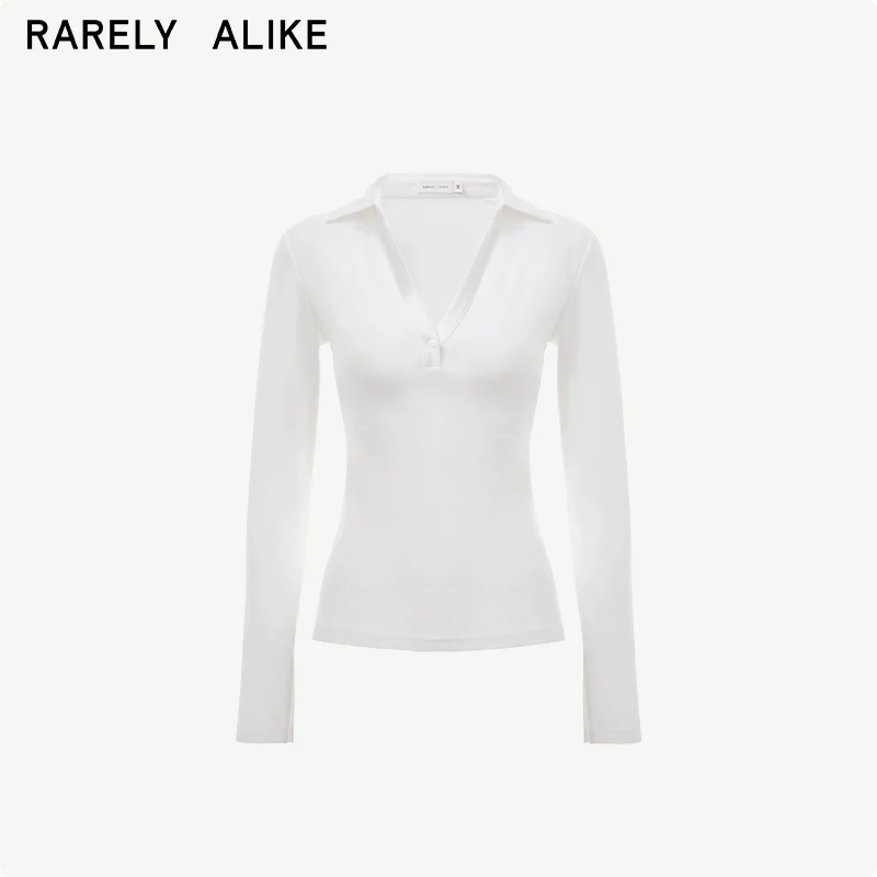Slim V-Neck Polo Tee - Image 7