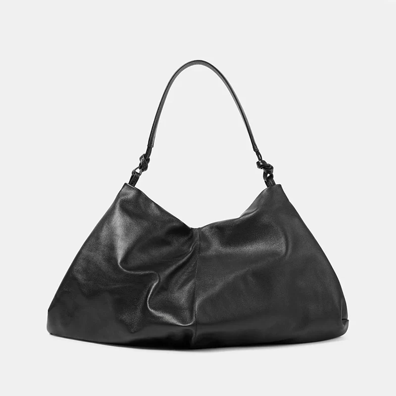Slouchy Leather Hobo - Image 6