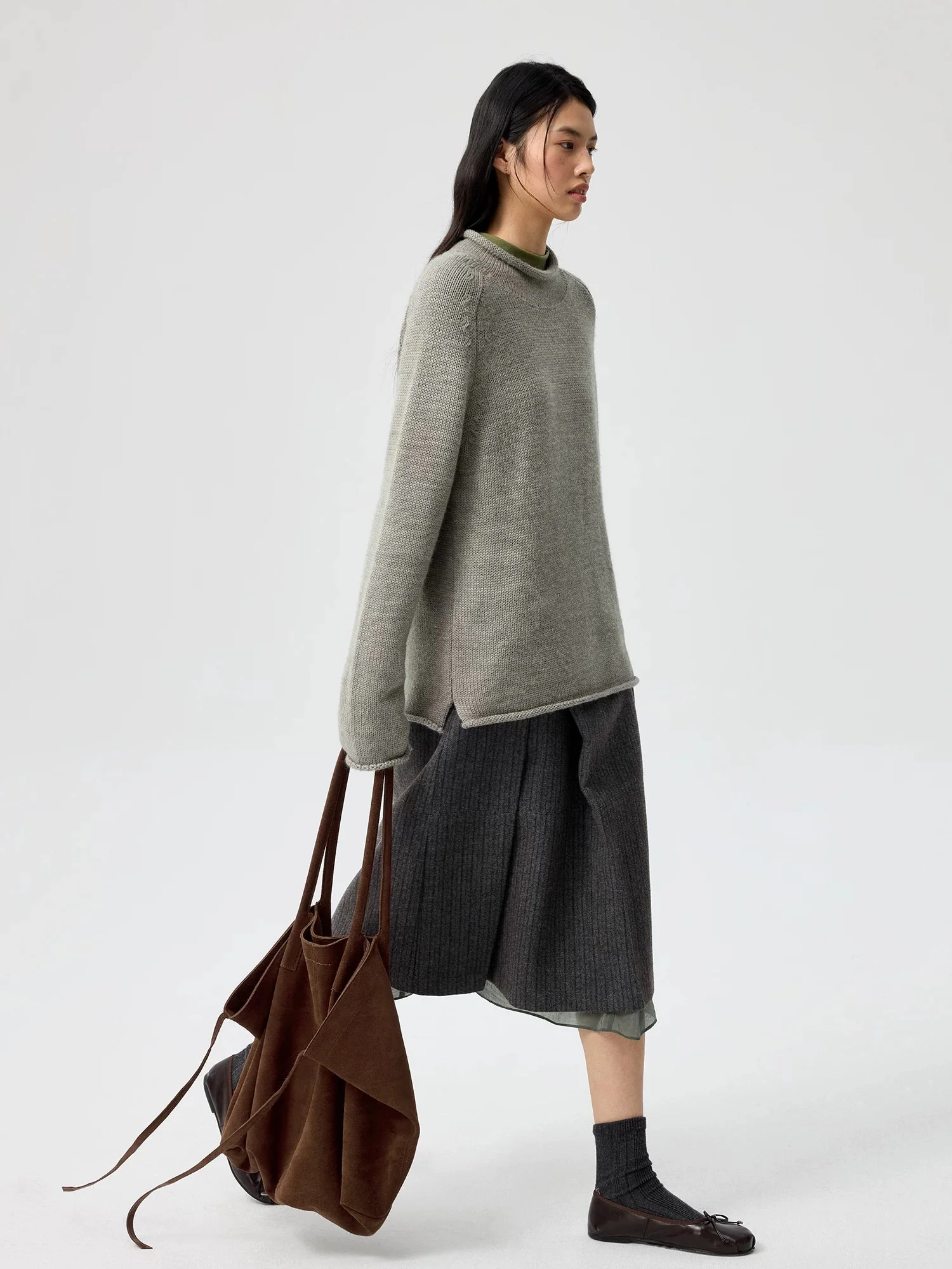 Slouchy Suede Tote - Image 3