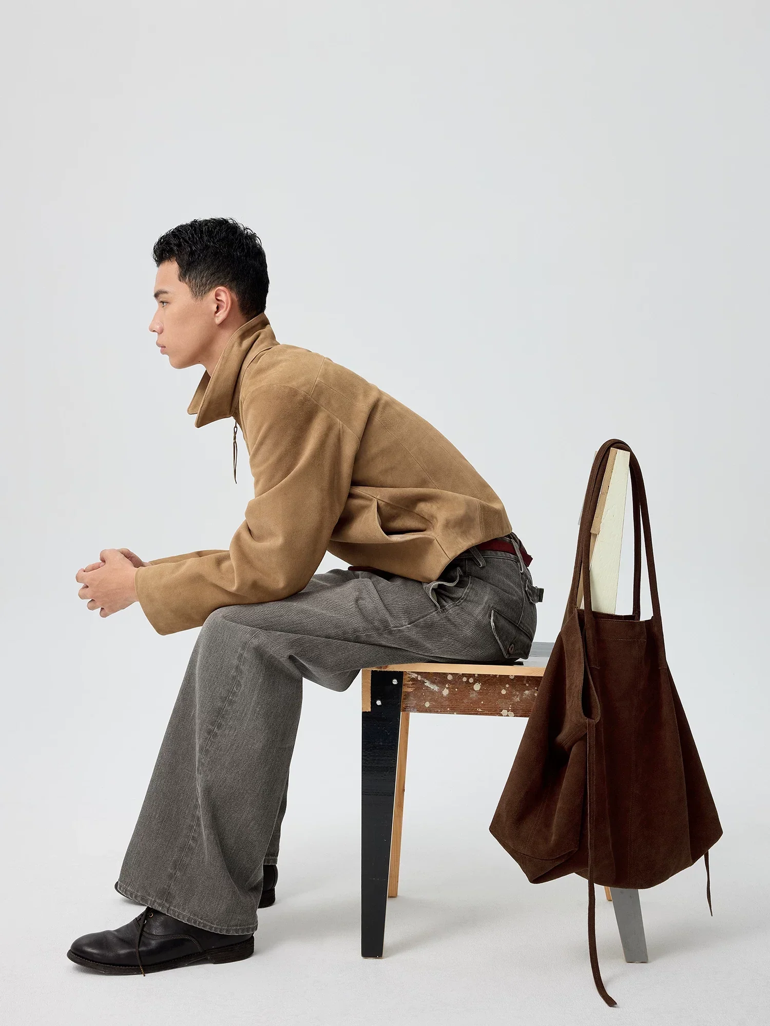 Slouchy Suede Tote - Image 5