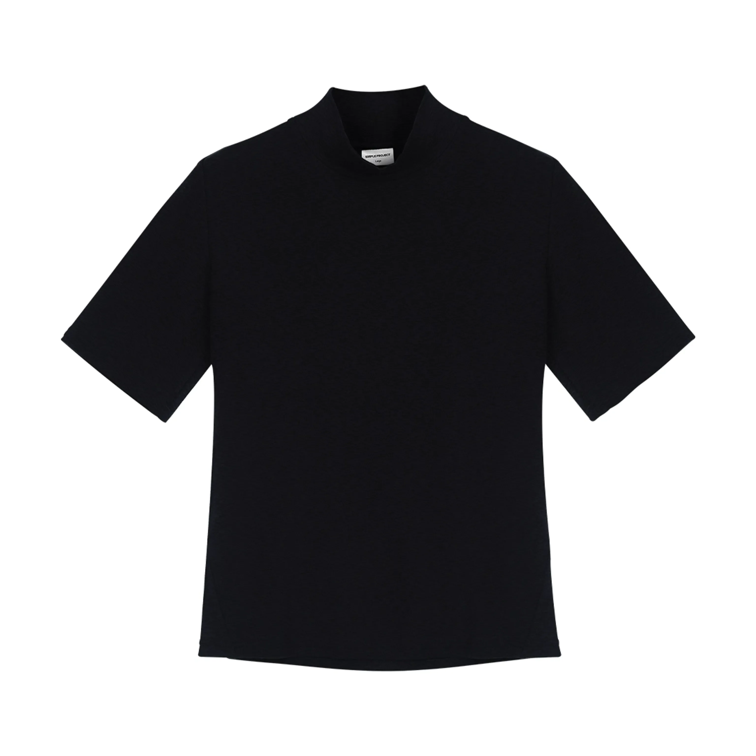 Slub Mock-Neck Tee - Image 6