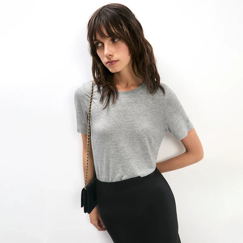 Slub V-Neck Tee - Image 7